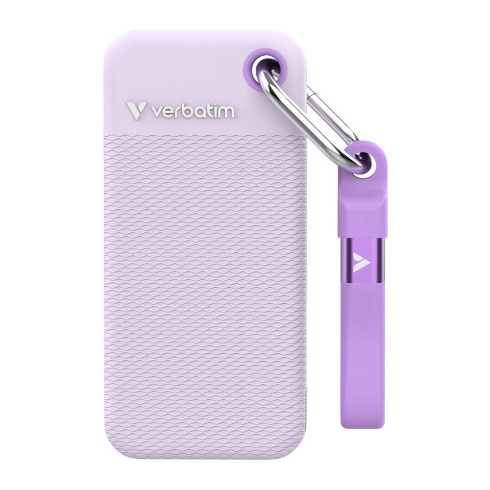Verbatim Pocket 1 TB Externe SSD Lila 32322 externe SSD (1 TB), PC/Mac