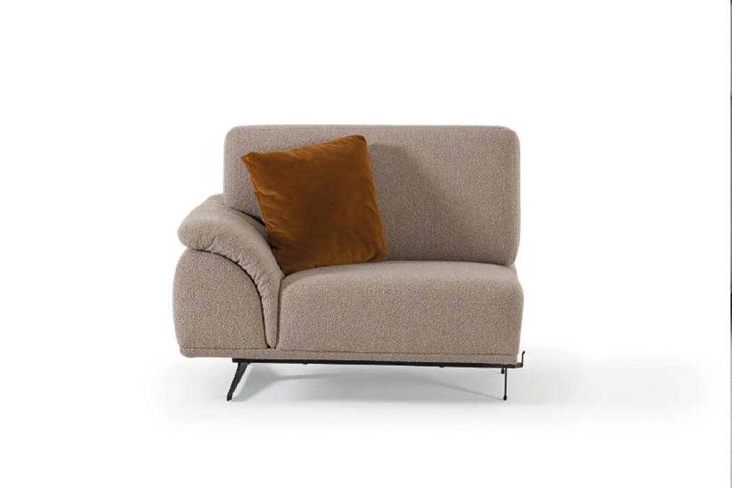 Design Sitz Sofas braun Textil Neu Polster Couch Sofa, 5 JVmoebel Wohnzimmer Sofa