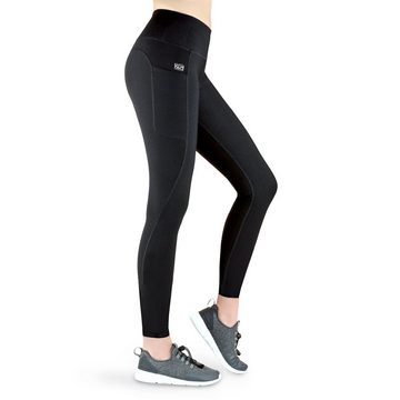 VS Variosports Highwaist Leggings Damen sport leggings lang, mit Handytasche und hohem Bund, highwaist mesh tight leggings sportleggings funktionsleggings, quick dry frauen leggin leggins damen sport blickdicht, hoher bund, quick dry, atmungsaktiv, waschbar, 4 wege stretch