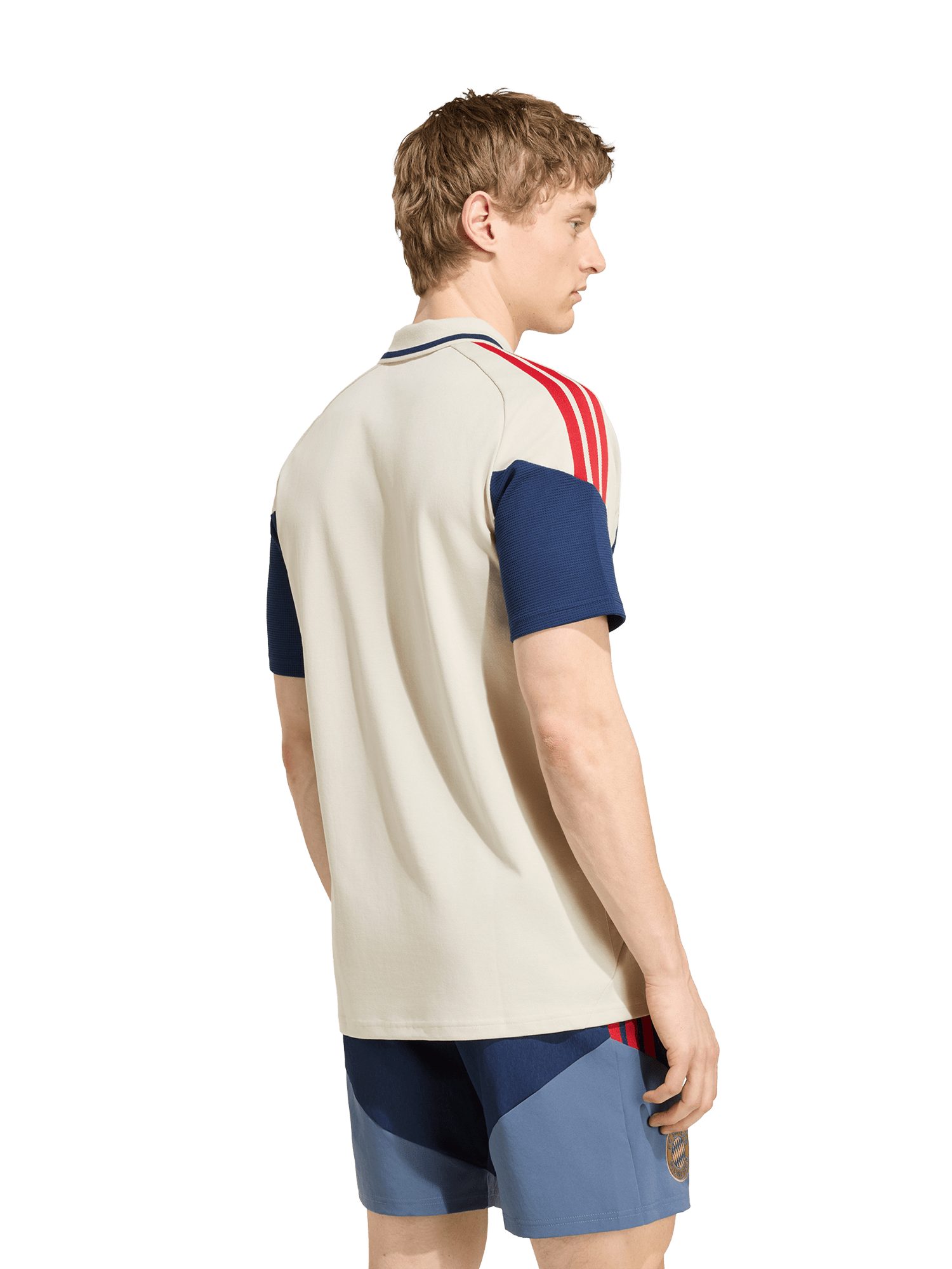 adidas Performance Poloshirt FC Bayern München, Poloshirt Teamline, Herren, Off white