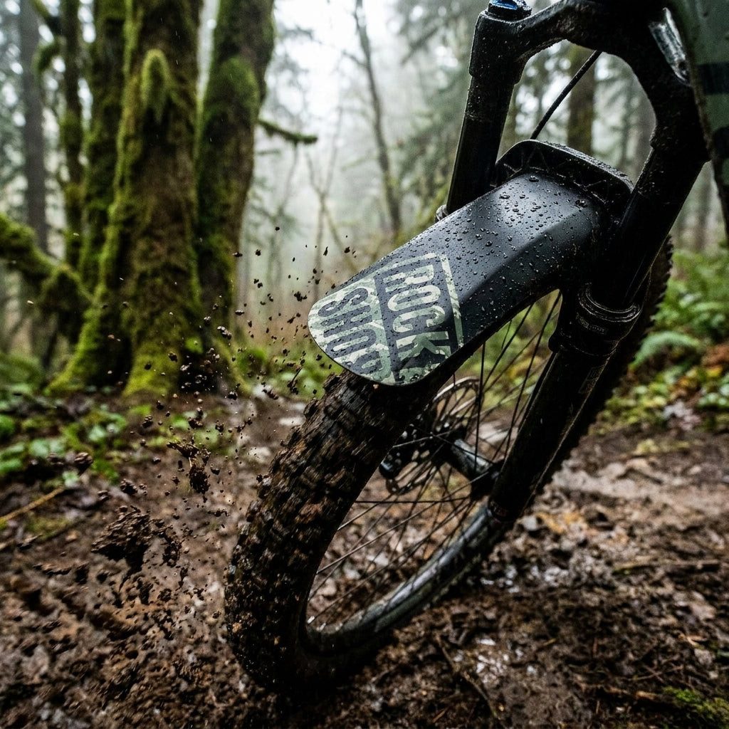 RockShox Schutzblech Rockshox VR-Steckblech Fender Digi Camo Grün - Schutzblech für Mountai