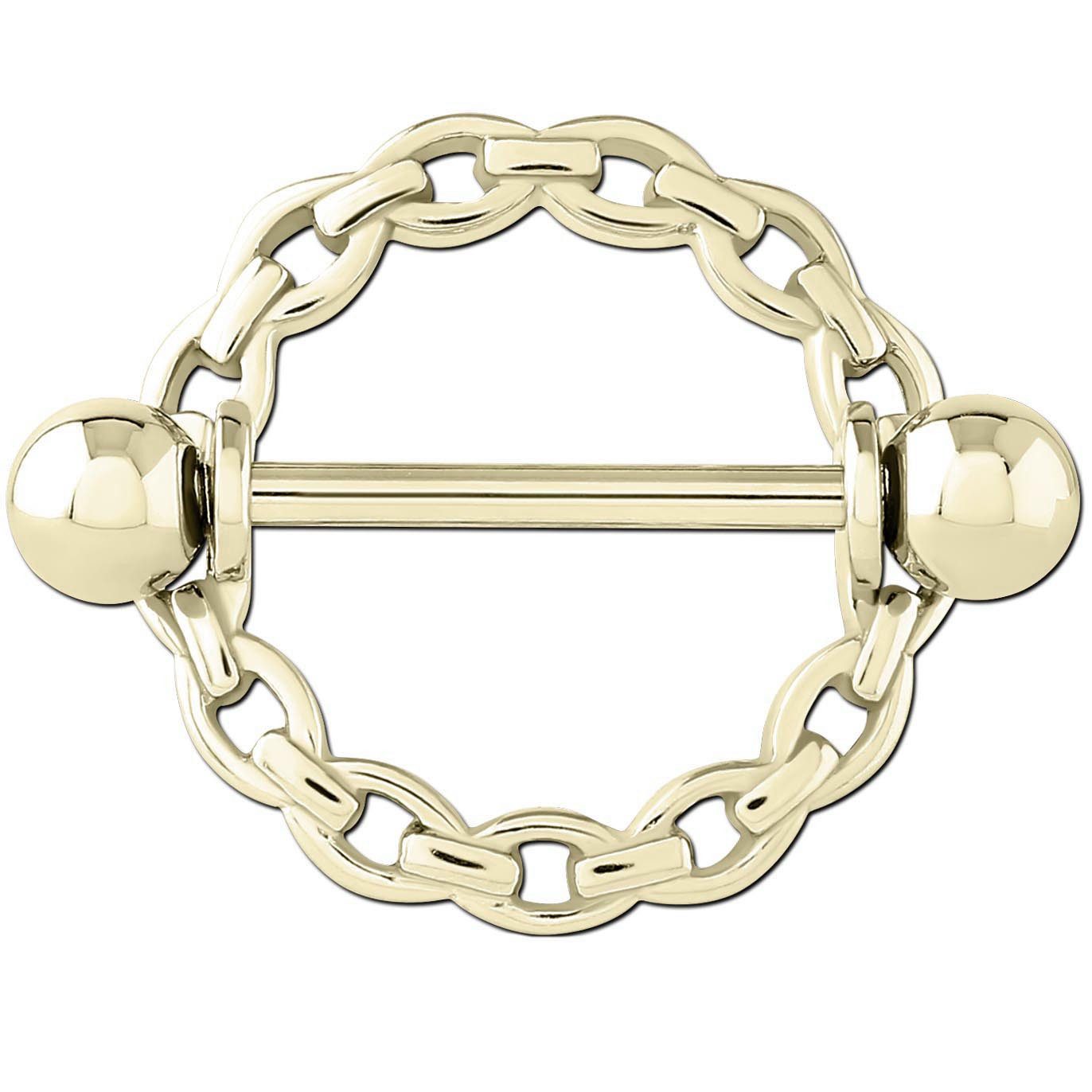 Brustwarzenpiercing Nippelpiercing Brustpiercing Nippelring Schild Kette Barbell Piercing