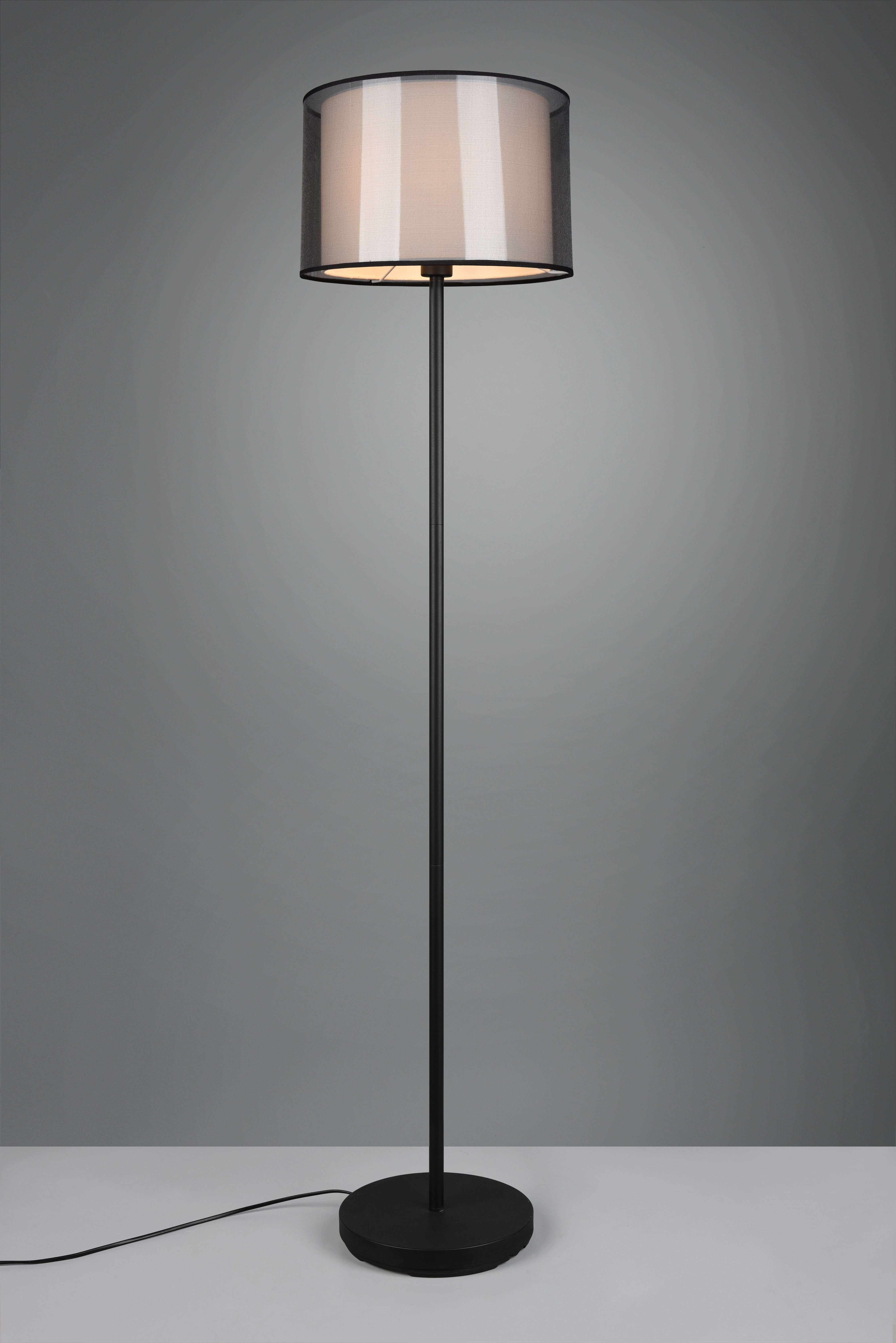 lightling Stehlampe Barto, ohne Leuchtmittel, moderne Stehlampe mit und ohne Leselampe