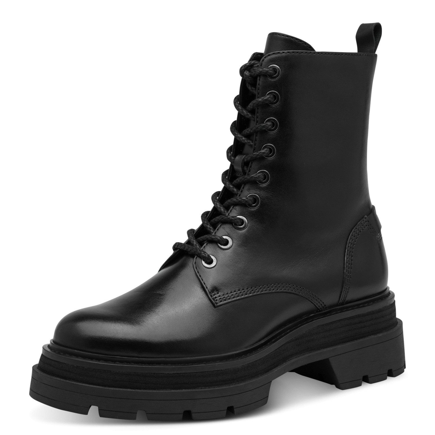 Tamaris Schnürstiefelette Blockabsatz, Schnürboots mit praktischem Innenreißverschluss