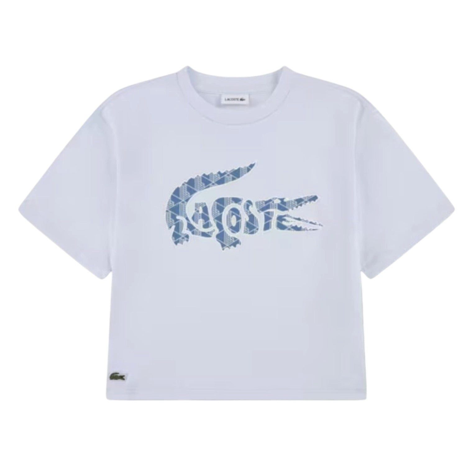 Lacoste T-Shirt Lacoste Mädchen-T-Shirt mit großem Monogramm-Krokodil – PHOENIX