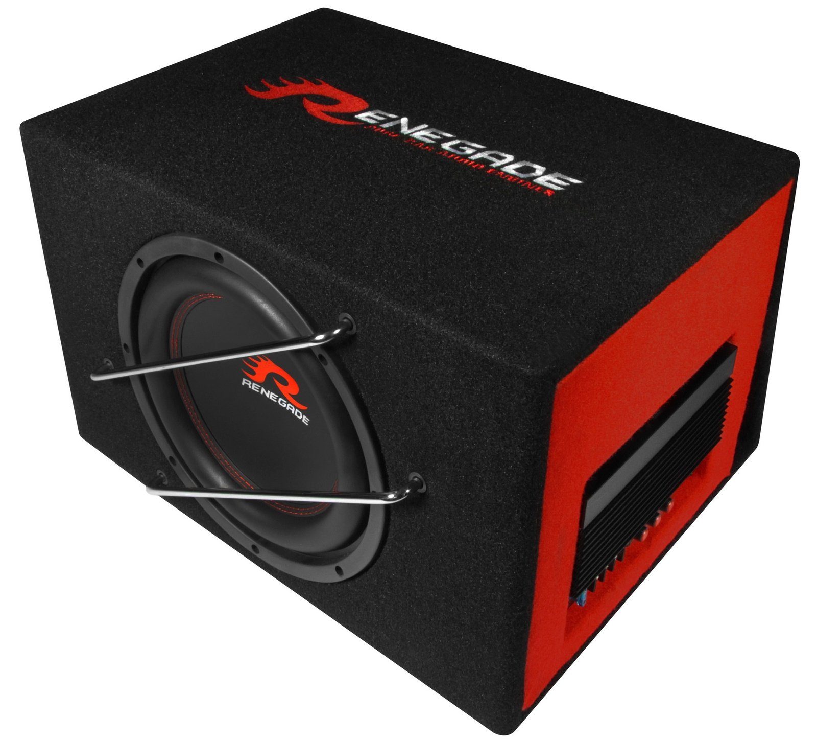 Renegade 25cm Aktiv Subwoofer 400 Watt Auto-Subwoofer