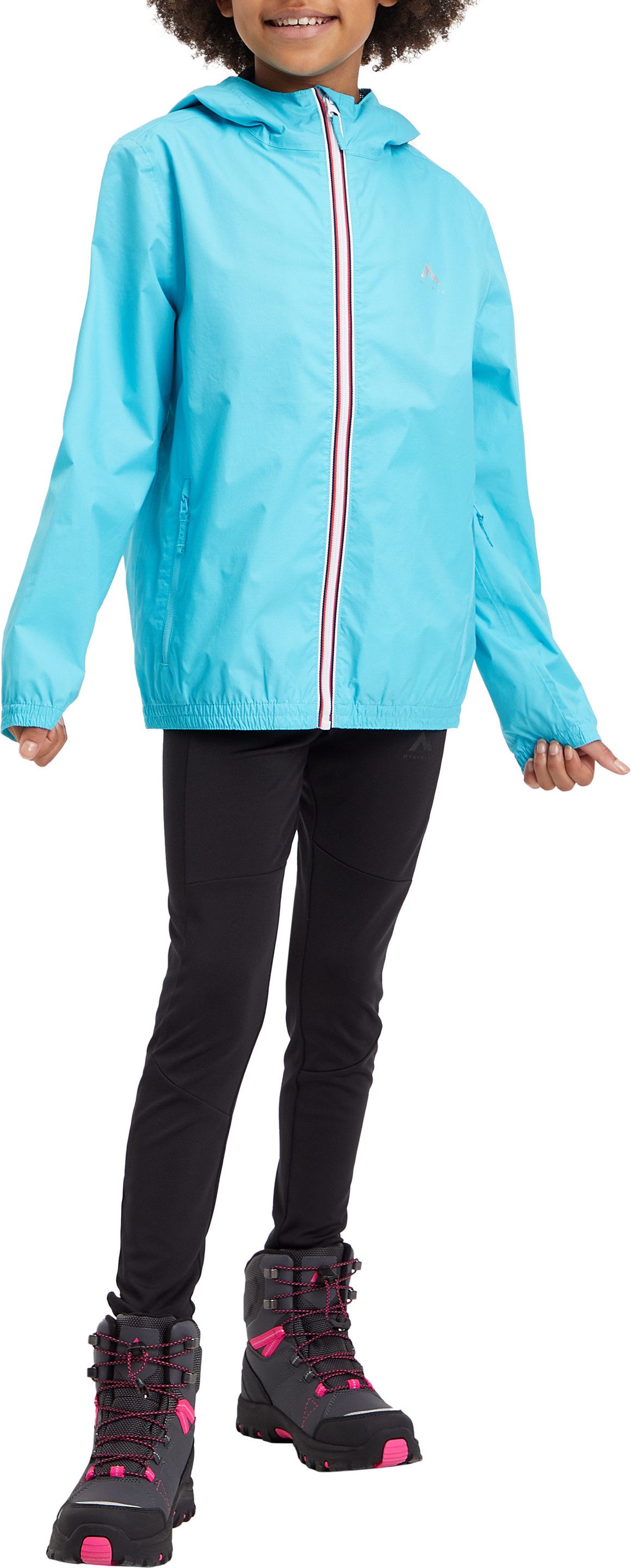 McKINLEY Regenjacke Regenjacke Kereol II jrs sportlich, aus Polyester, wasserdicht, winddicht, atmungsaktiv
