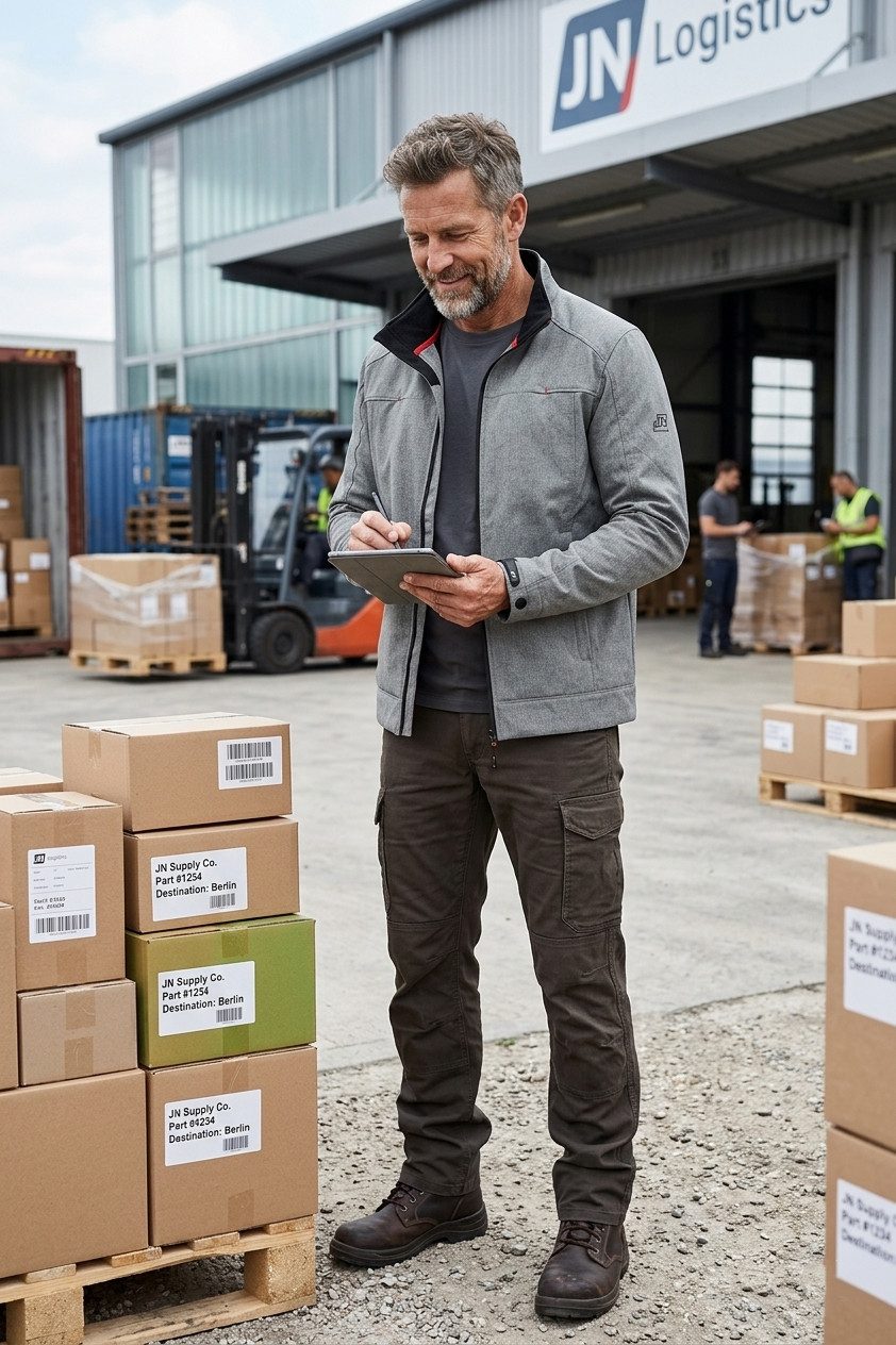 Daiber Softshelljacke Men's Softshell Jacket light-melange XL (1-St) Winddicht, atmungsaktiv und wasserdicht