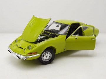 Minichamps Modellauto Opel GT 1970 hellgrün Modellauto 1:18 Minichamps, Maßstab 1:18