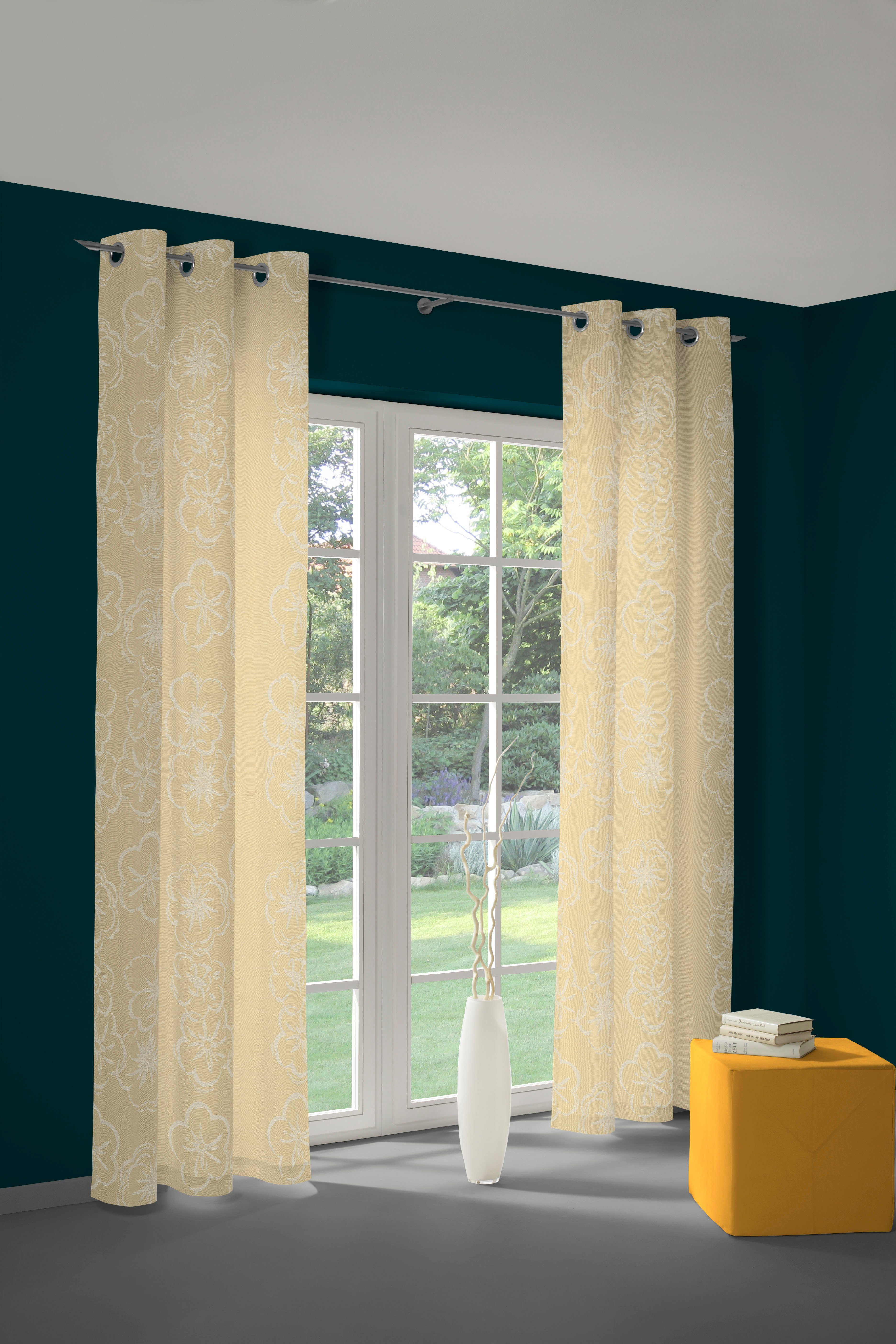 Wirth Vorhang Dangard (1 St), Ösen, blickdicht