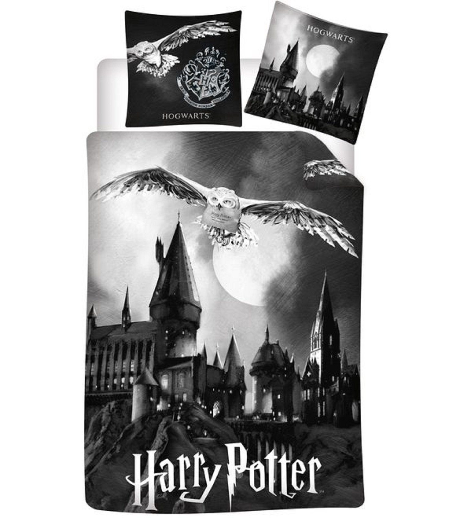 AY!Max Bettwäsche Harry Potter Flanell Wende Bettwäsche Hogwarts 2tlg 155 x günstig online kaufen