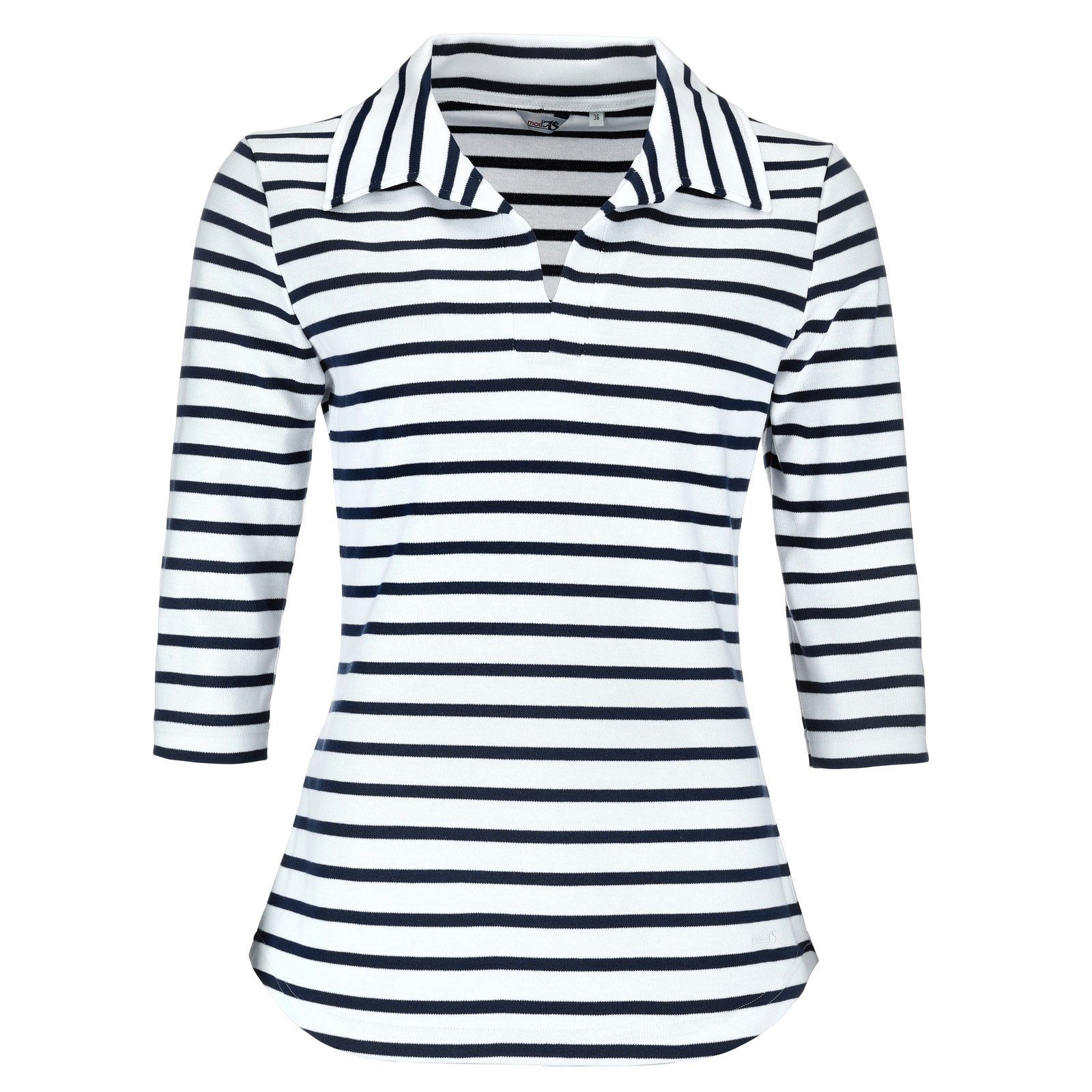 modAS Poloshirt Damen Shirt mit Polokragen günstig online kaufen