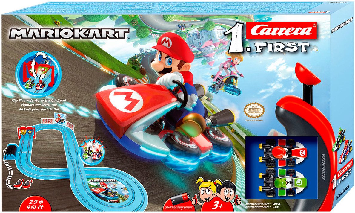 Carrera® Autorennbahn Carrera® First - Mario Kart™ Mario vs. Luigi