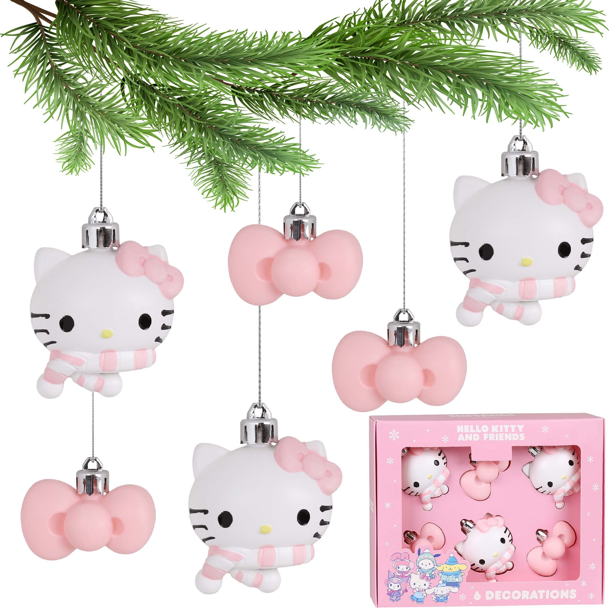 Sarcia.eu Weihnachtsbaumkugel Hello Kitty Weihnachtsbaumkugeln, KUNSTSTOFF- günstig online kaufen