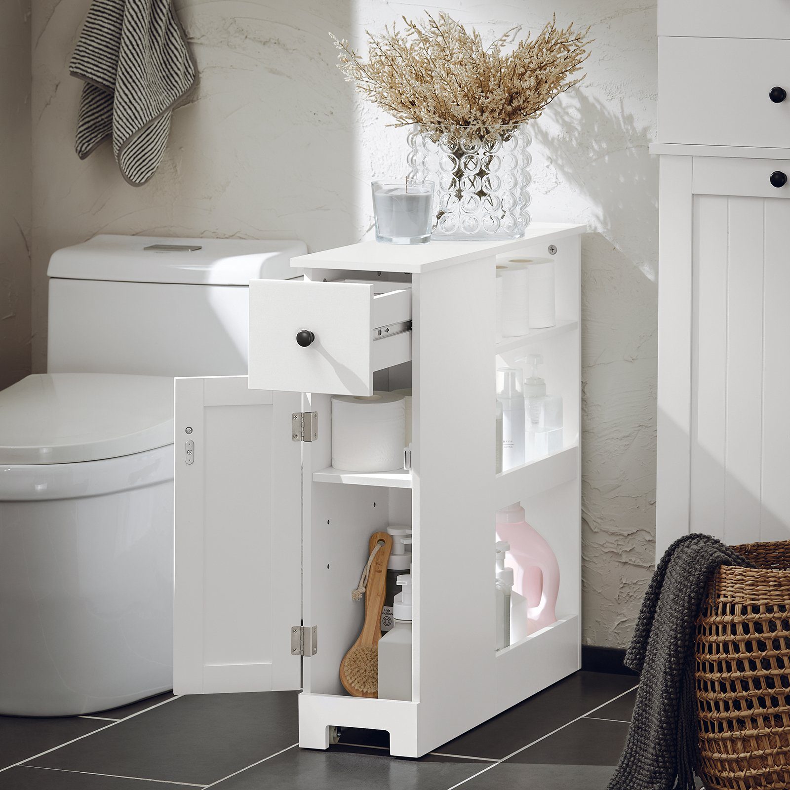 SoBuy Beistellwagen BZR106, Nischenregal 20cm mit günstig online kaufen