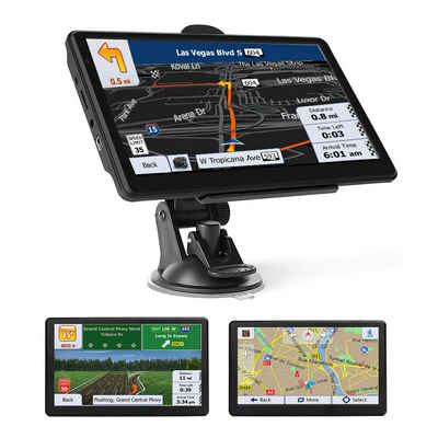 BlingBin 7 Zoll GPS Navi Navigation für Auto LKW PKW 8GB+256MB Europa Karten Navigationsgerät (Europa, Karten-Updates, Kostenloses Kartenupdate)