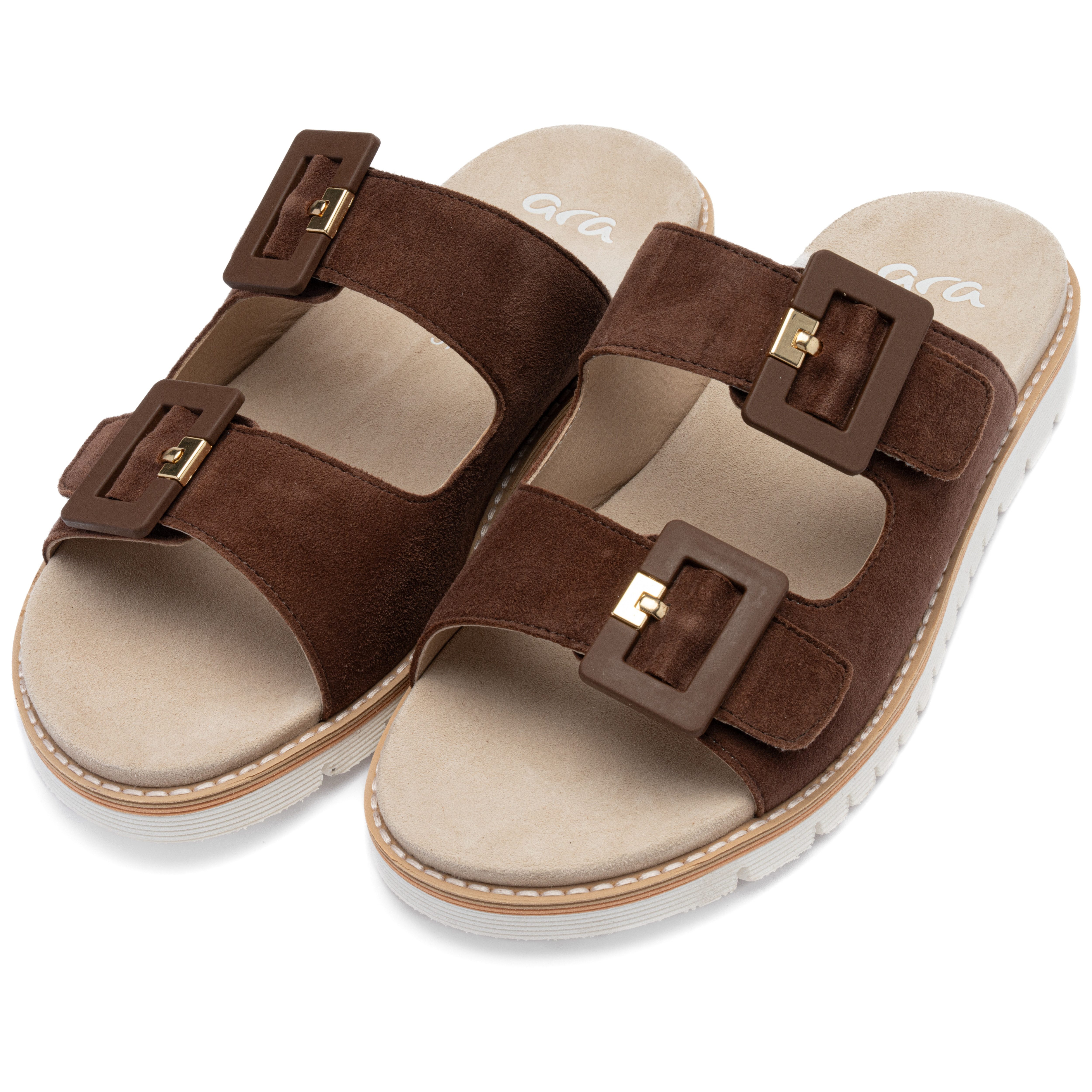 Ara KENT Pantolette Schlupfschuh, Hausschuh, Bequemschuh in Komfortweite G (weit)