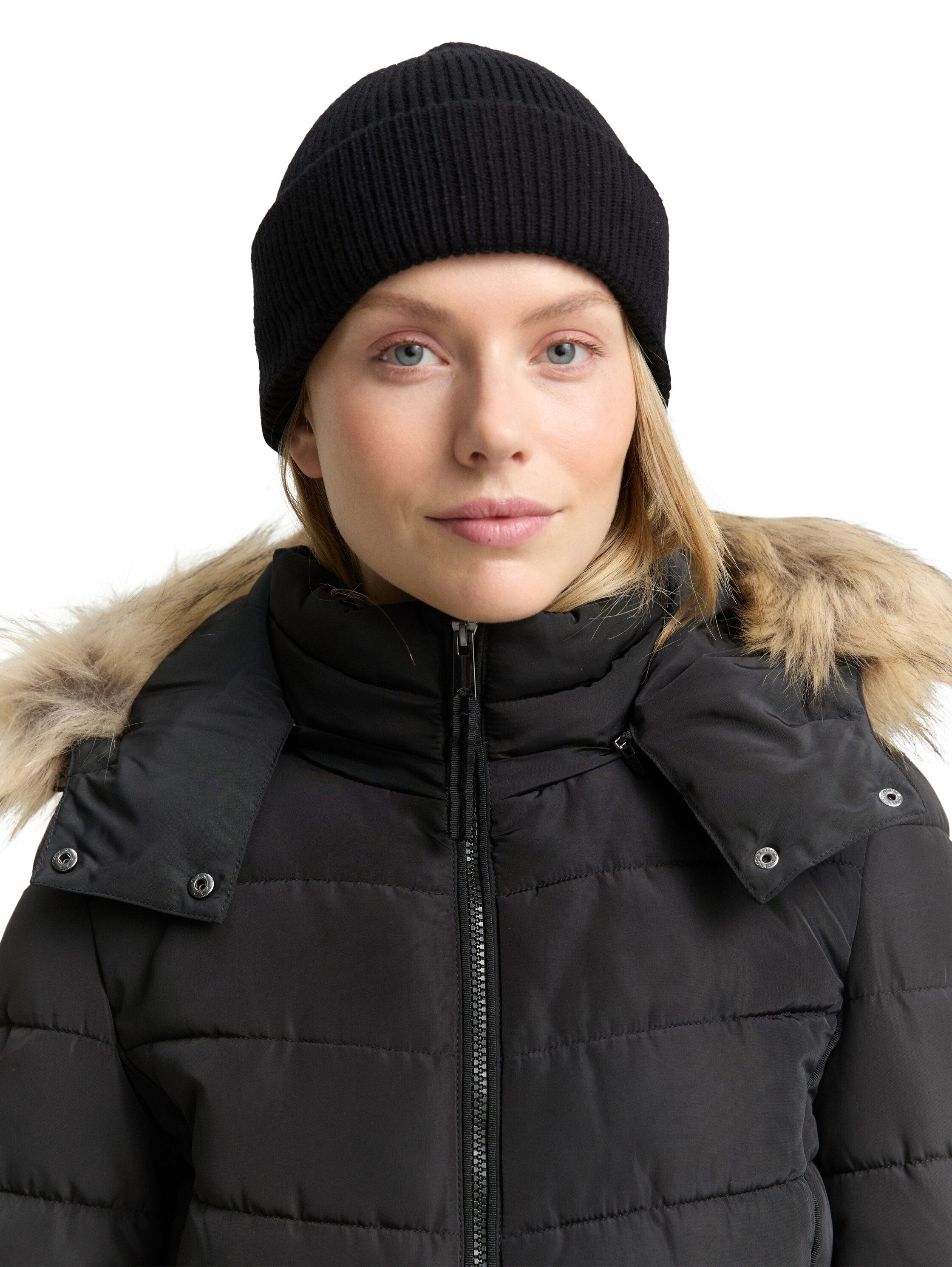 TOM TAILOR Beanie mit Rippstruktur