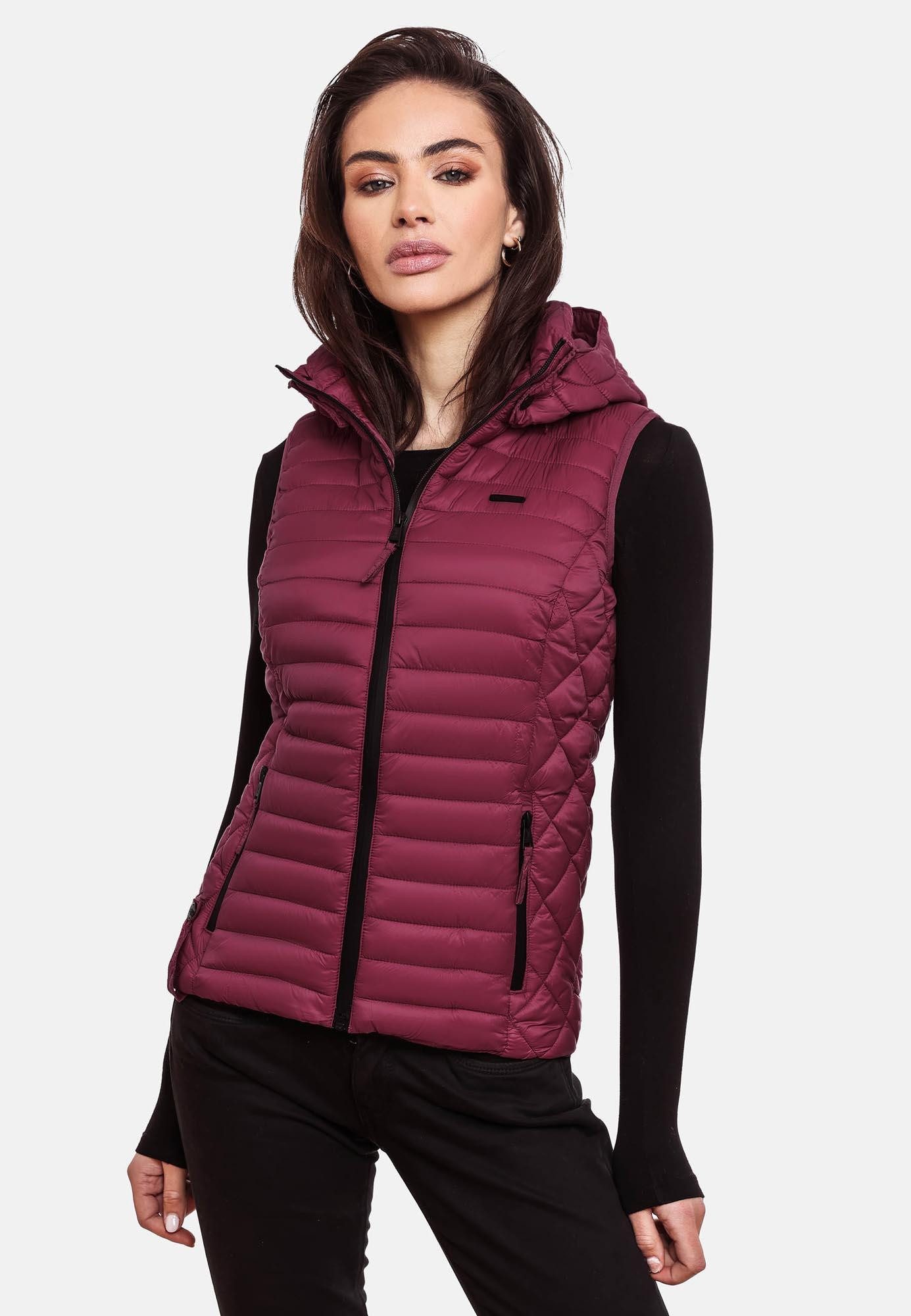 Marikoo Steppweste mit abnehmbarer Kapuze günstig online kaufen