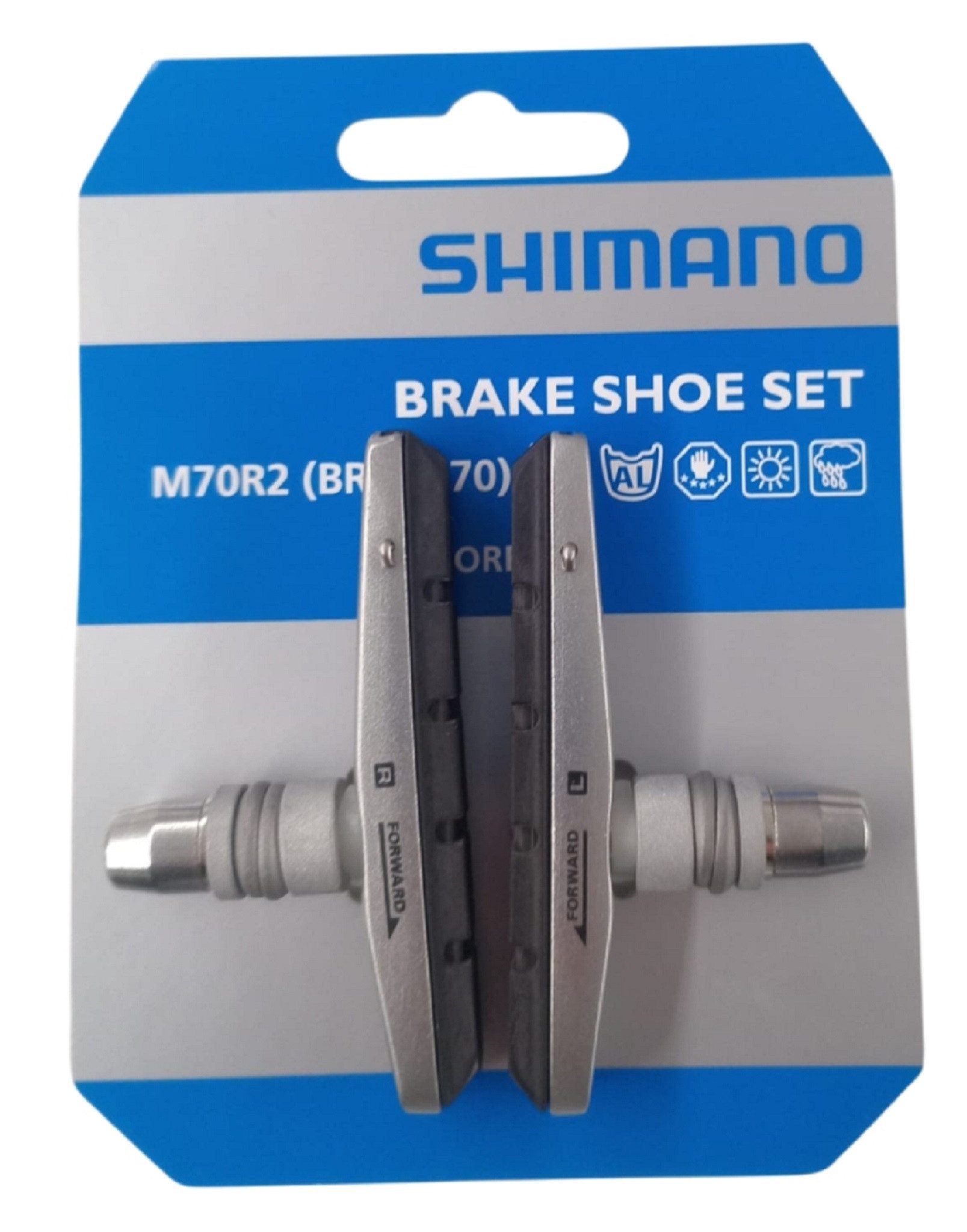maxxi4you Bremsschuh Shimano Bremsschuhe für V-Brake M70CT4 / M70R2