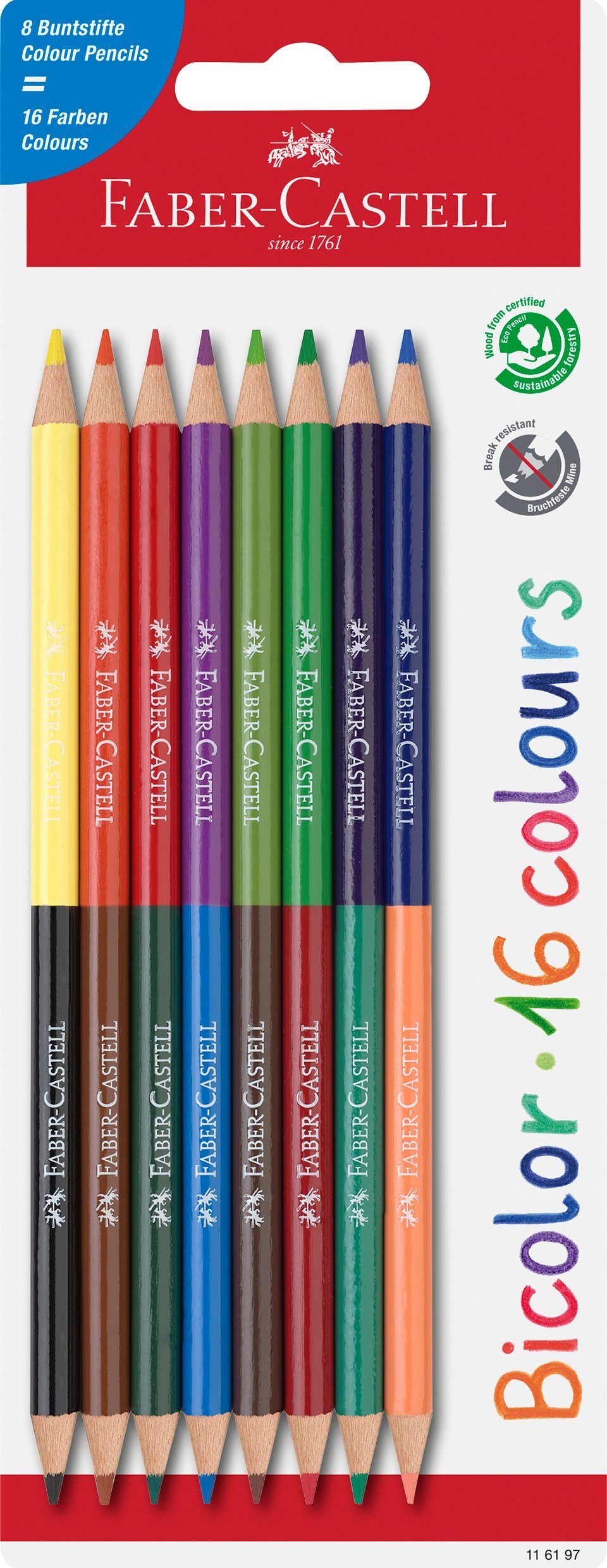 Faber-Castell Buntstift Buntstifte Bicolor