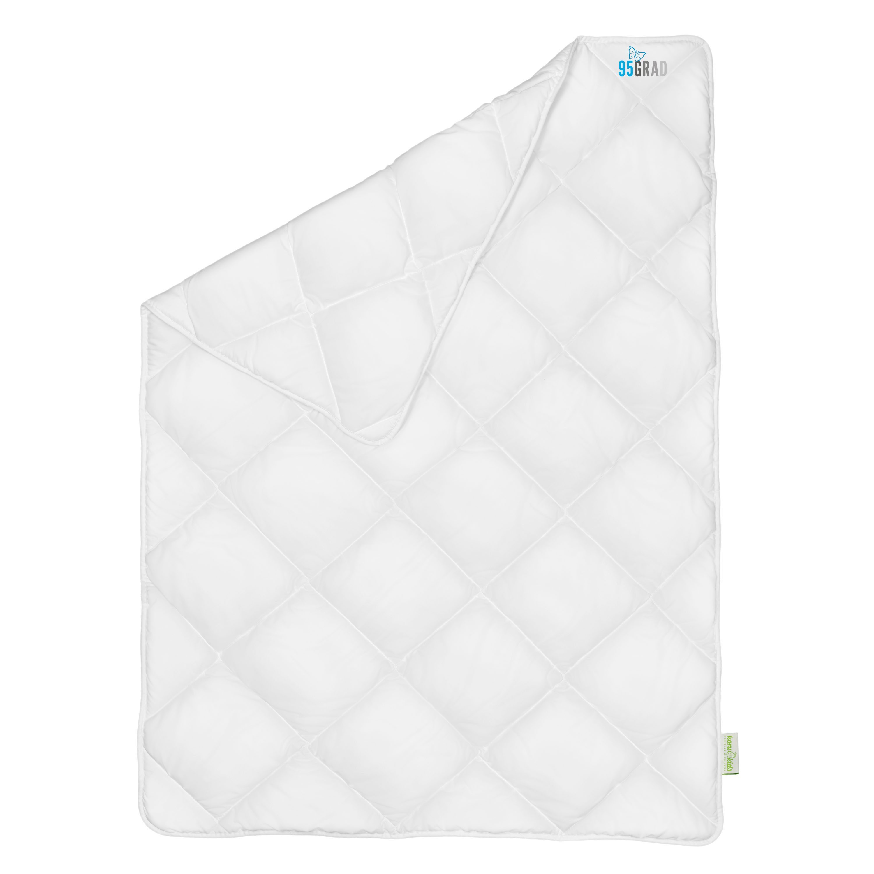 Koru Kids Kinderbettdecke 100x135 cm - waschbar bei 95Grad, Hergestellt in der EU, OEKO-TEX Standard 100