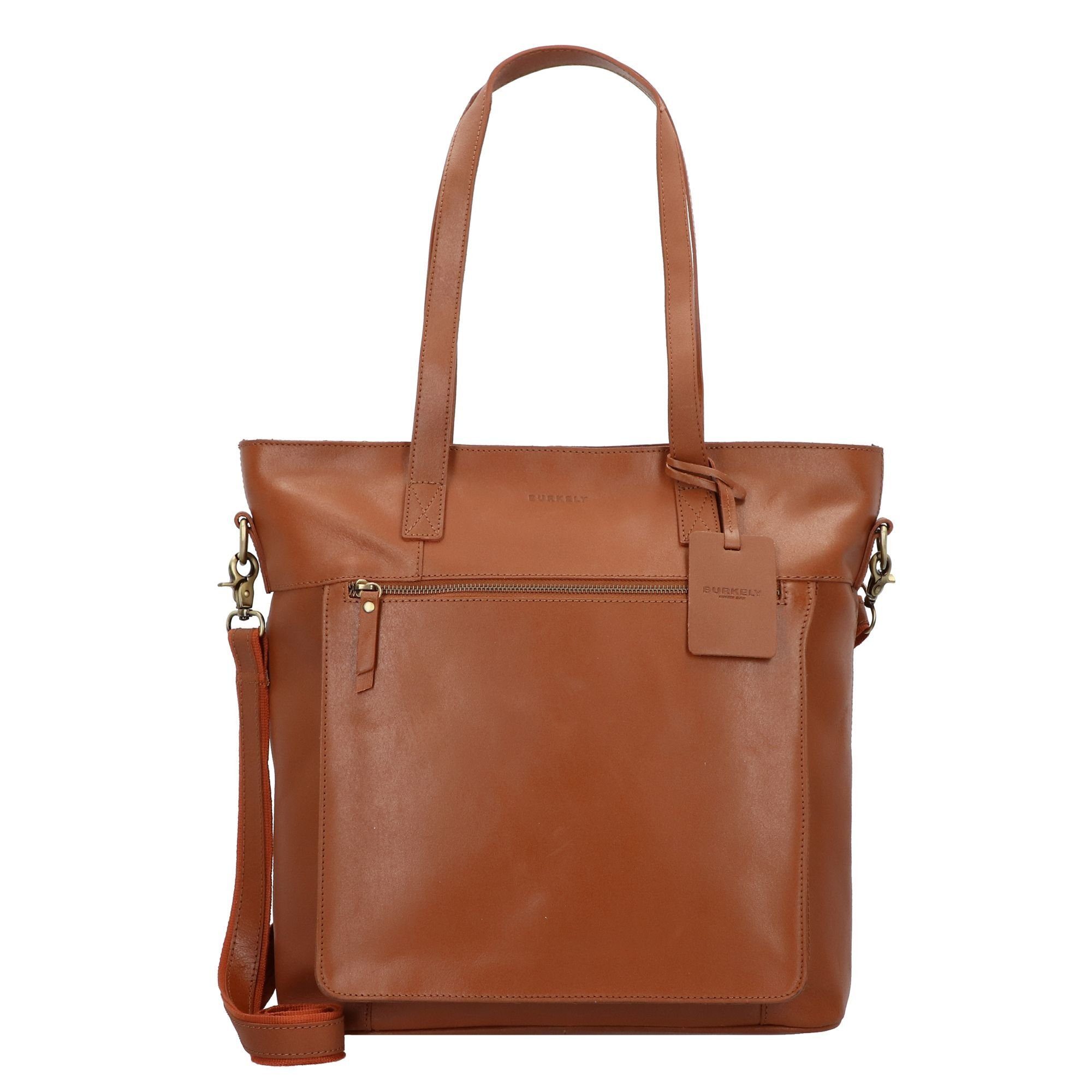 Burkely Schultertasche Vintage, Leder