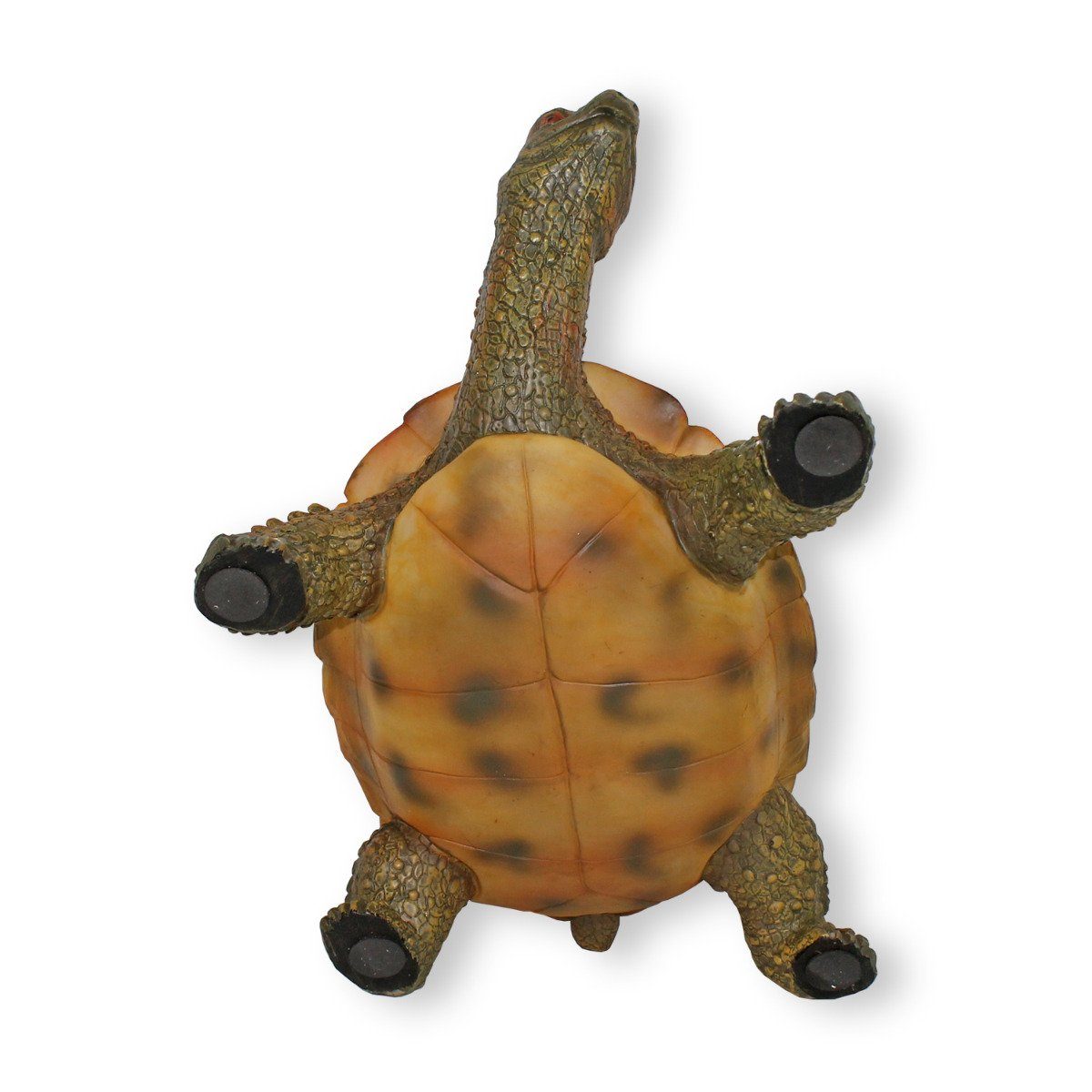 Garten Deko Schildkröte Mit Angel - Harz Figur Für Teich & Blumentopf