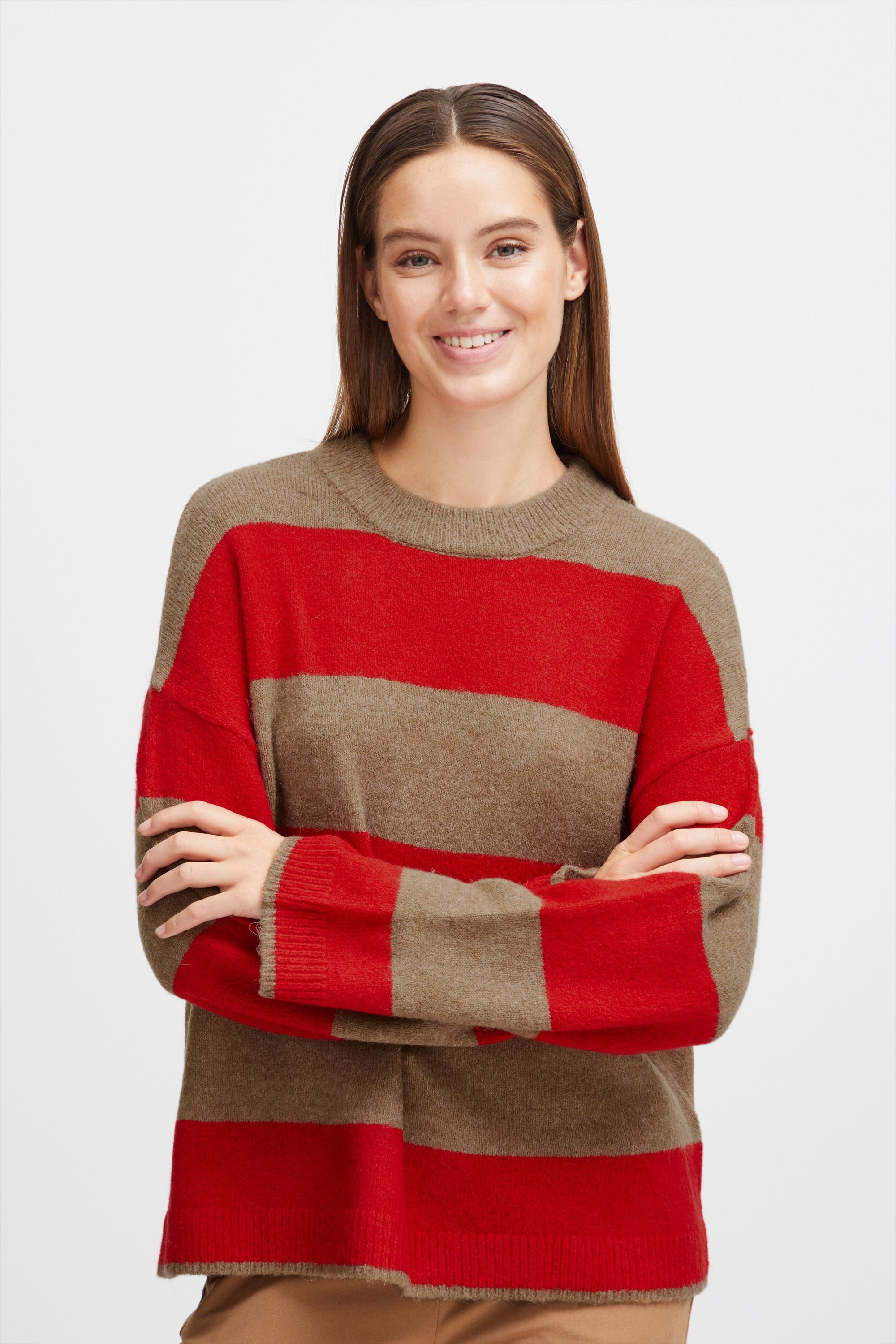 Strickpullover BYOMARTHA STRIPE JUMPER - 20813889