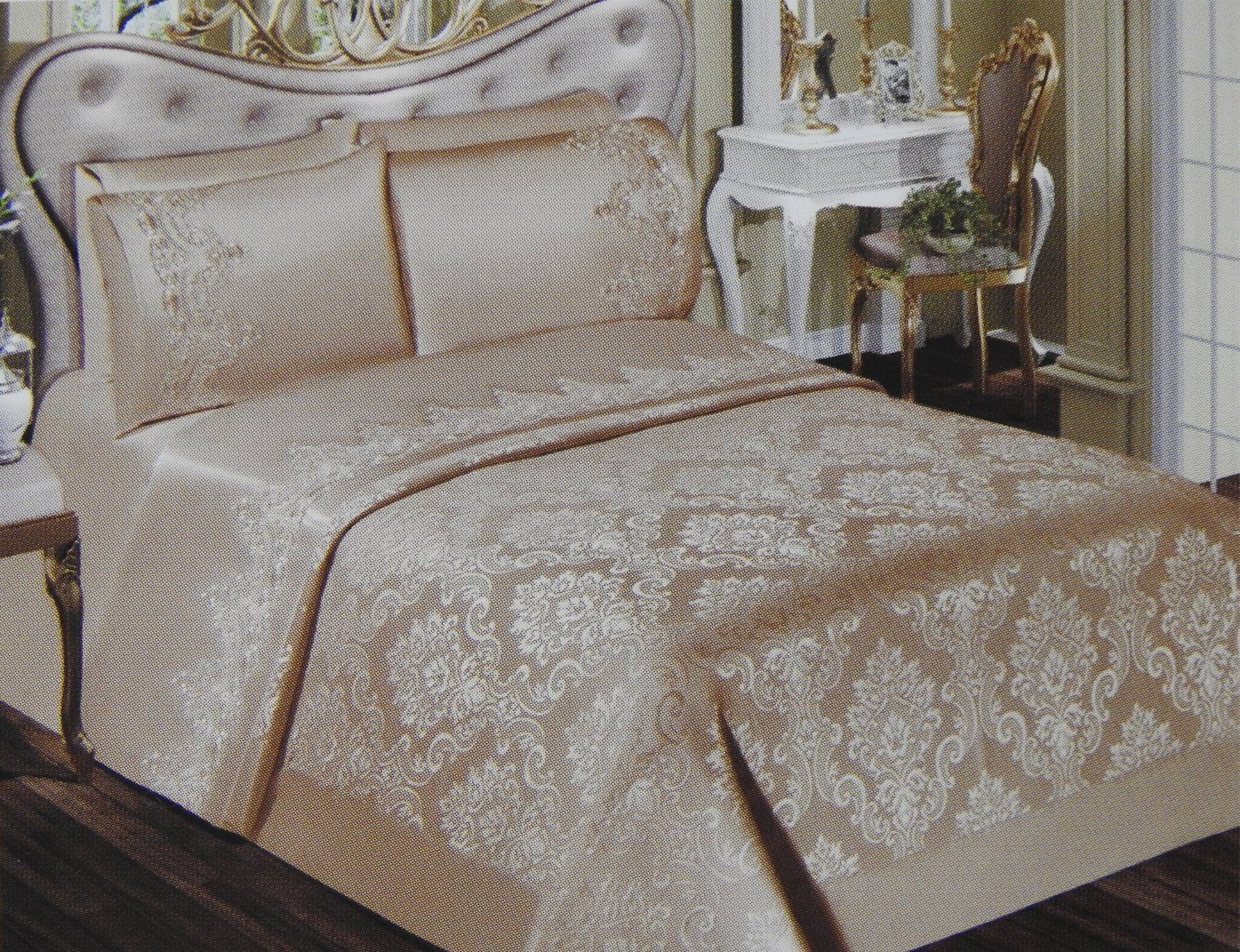 Tagesdecke 6-Teilige "Victoria" Premium Bettdecke Tagesdecke 240 x 240 cm