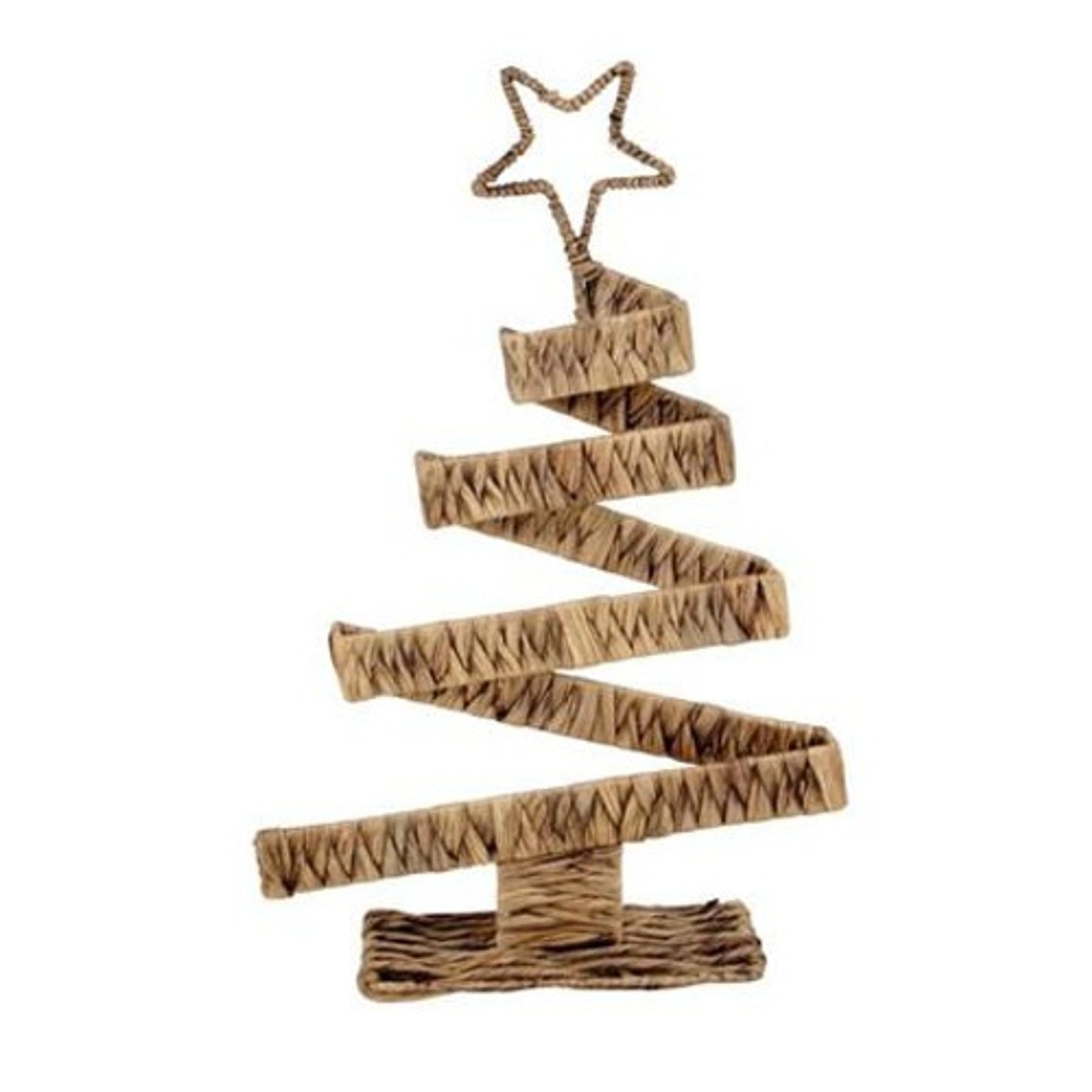 BURI Dekofigur Weihnachts-Dekobaum Seegras Tannenbaum Weihnachtsbaum Christbaum Baum
