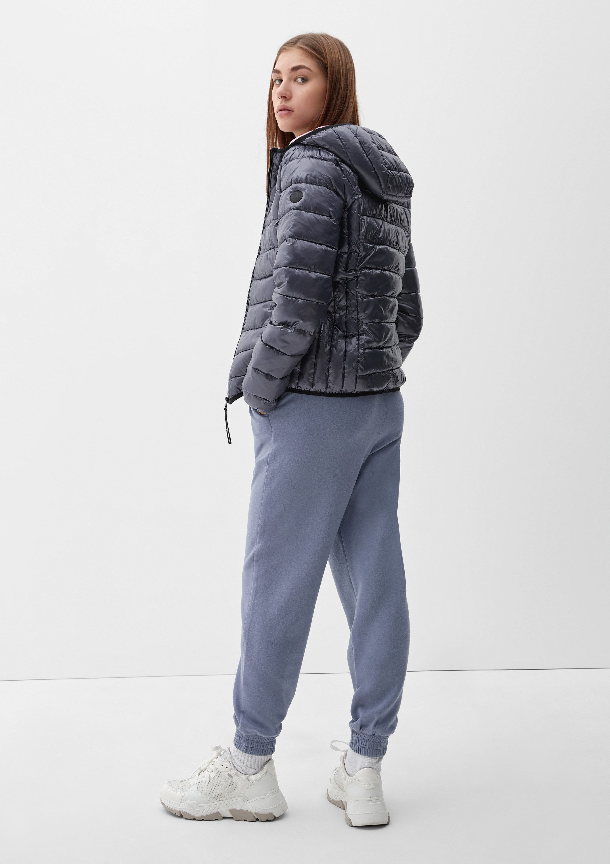 QS Winterjacke Outdoor-Jacke Steppjacke mit Kapuze