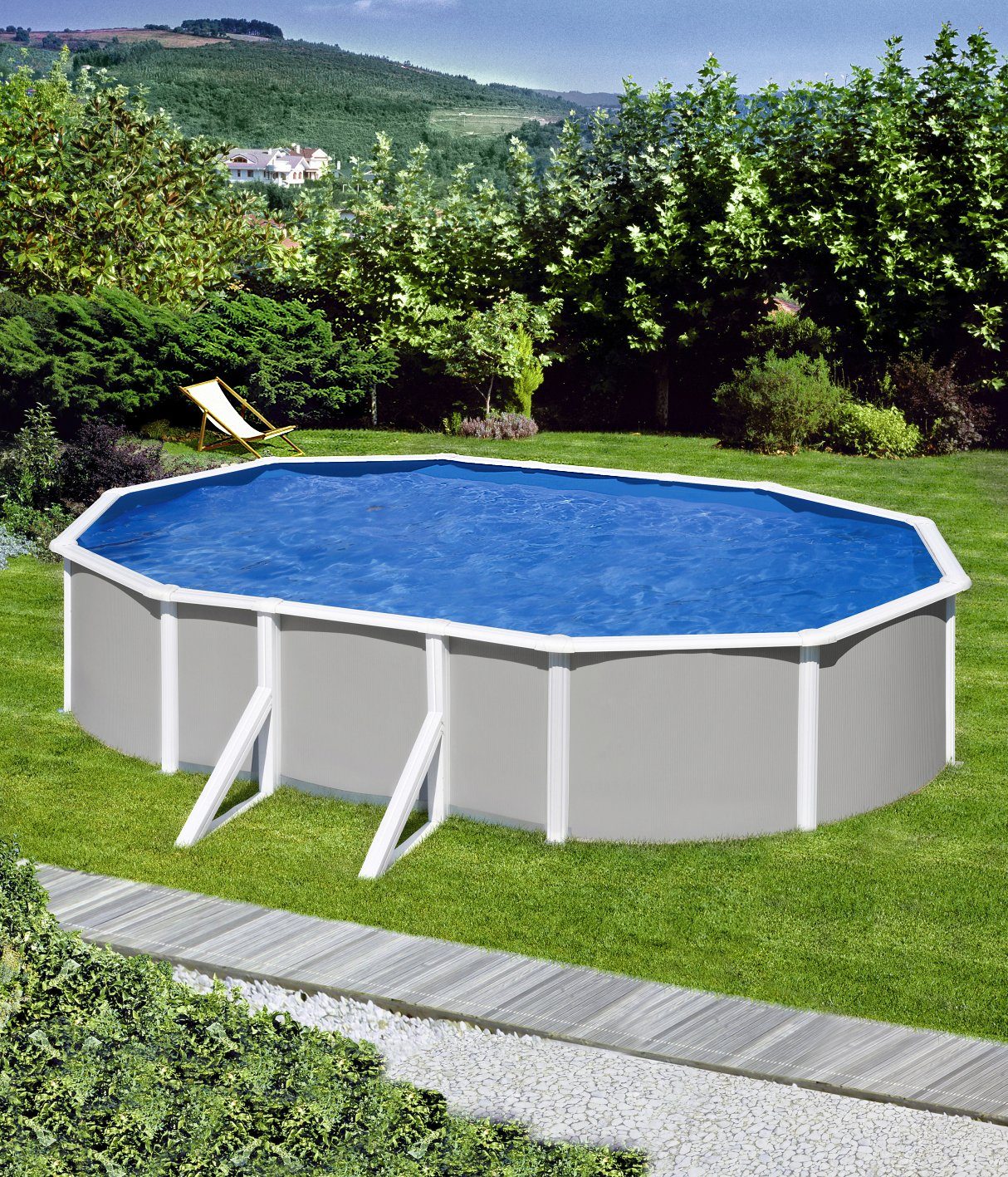 KONIFERA Ovalpool PANAMA 4 (Komplett-Set, 10-tlg), günstig online kaufen