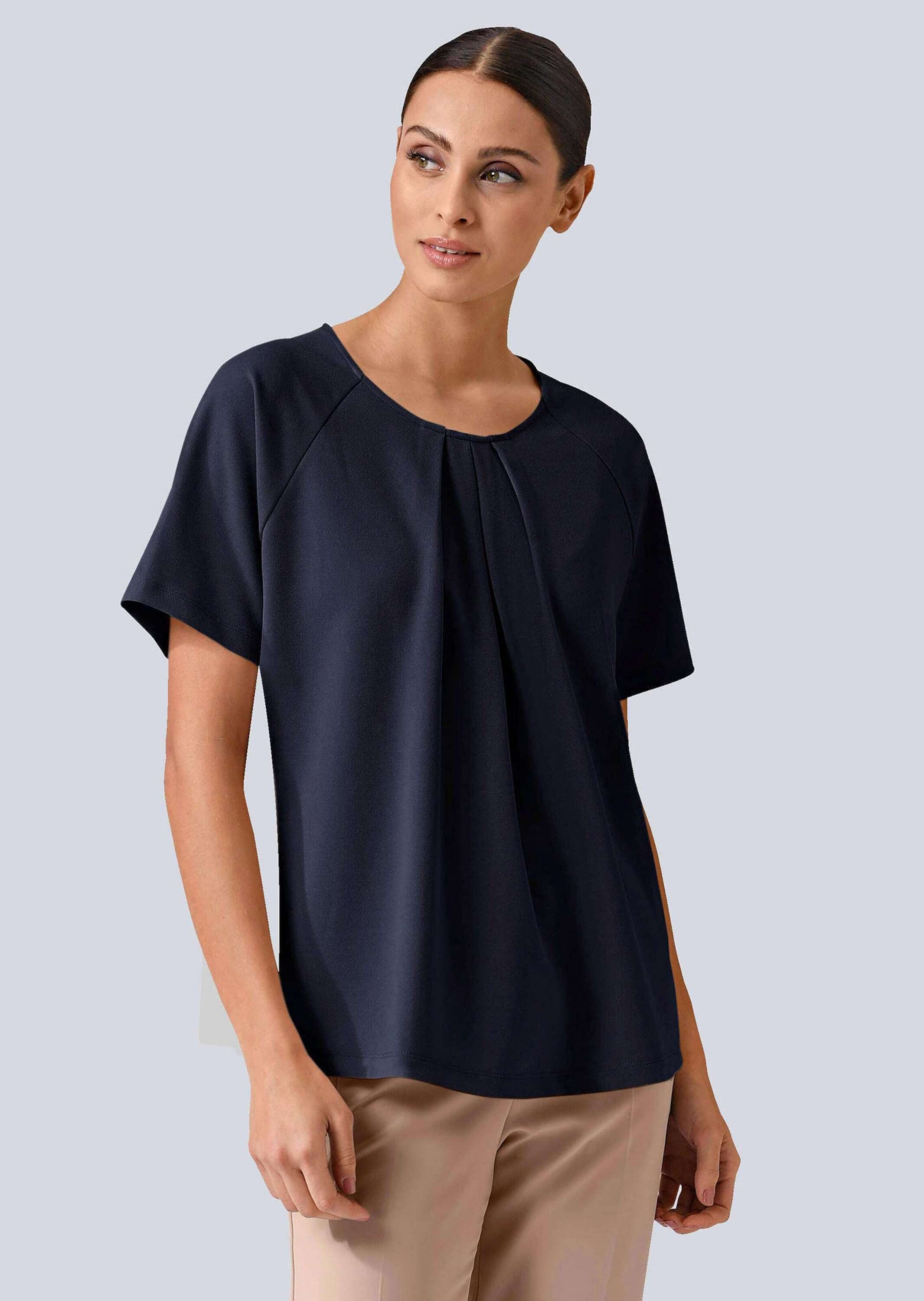 Alba Moda Kurzarmshirt Shirt mit Raglanärmel