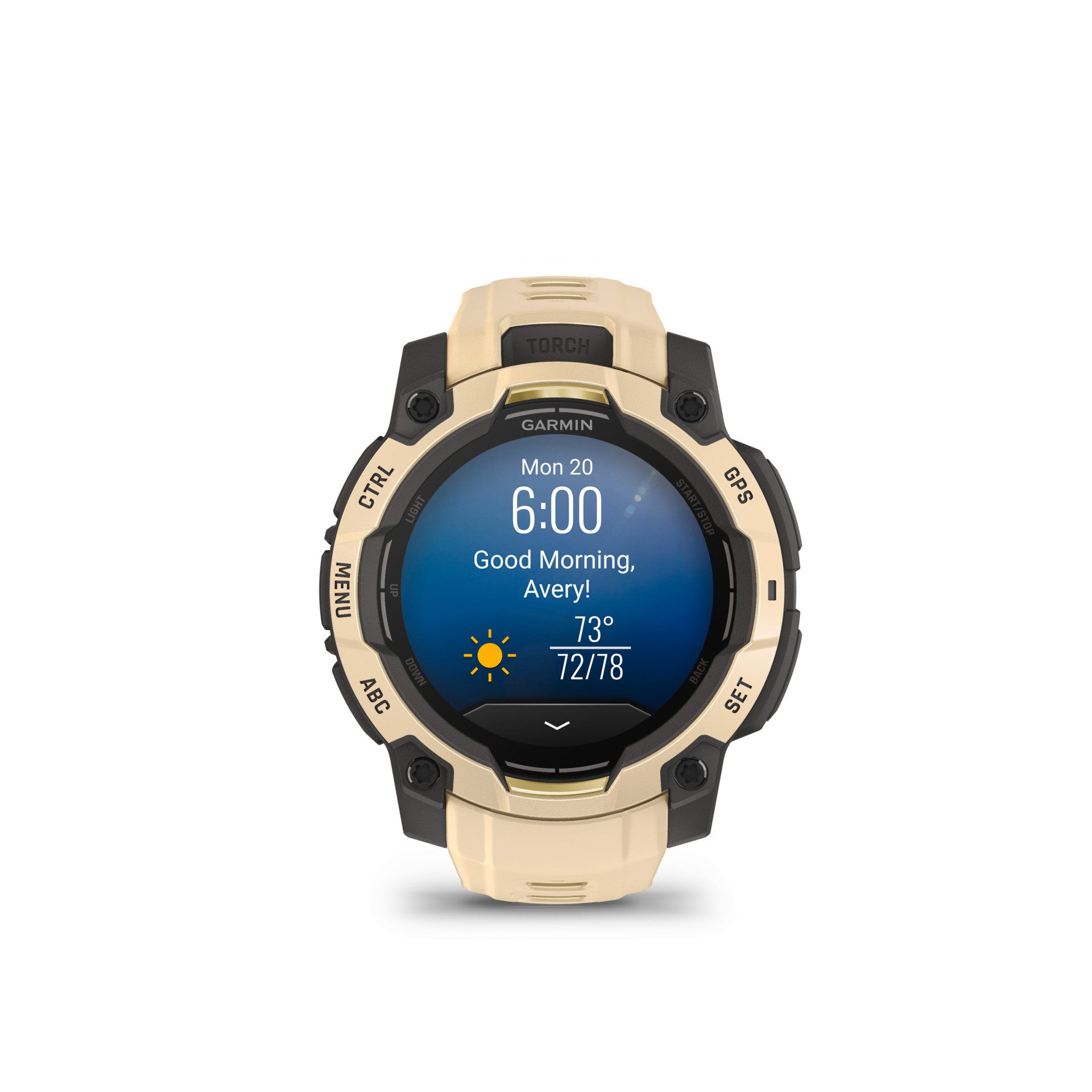 Garmin Instinct 3 AMOLED Smartwatch (3 cm/1,2 Zoll)