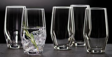 Ritzenhoff & Breker Longdrinkglas Salsa, Glas, robust und kristallklar, 6-teilig