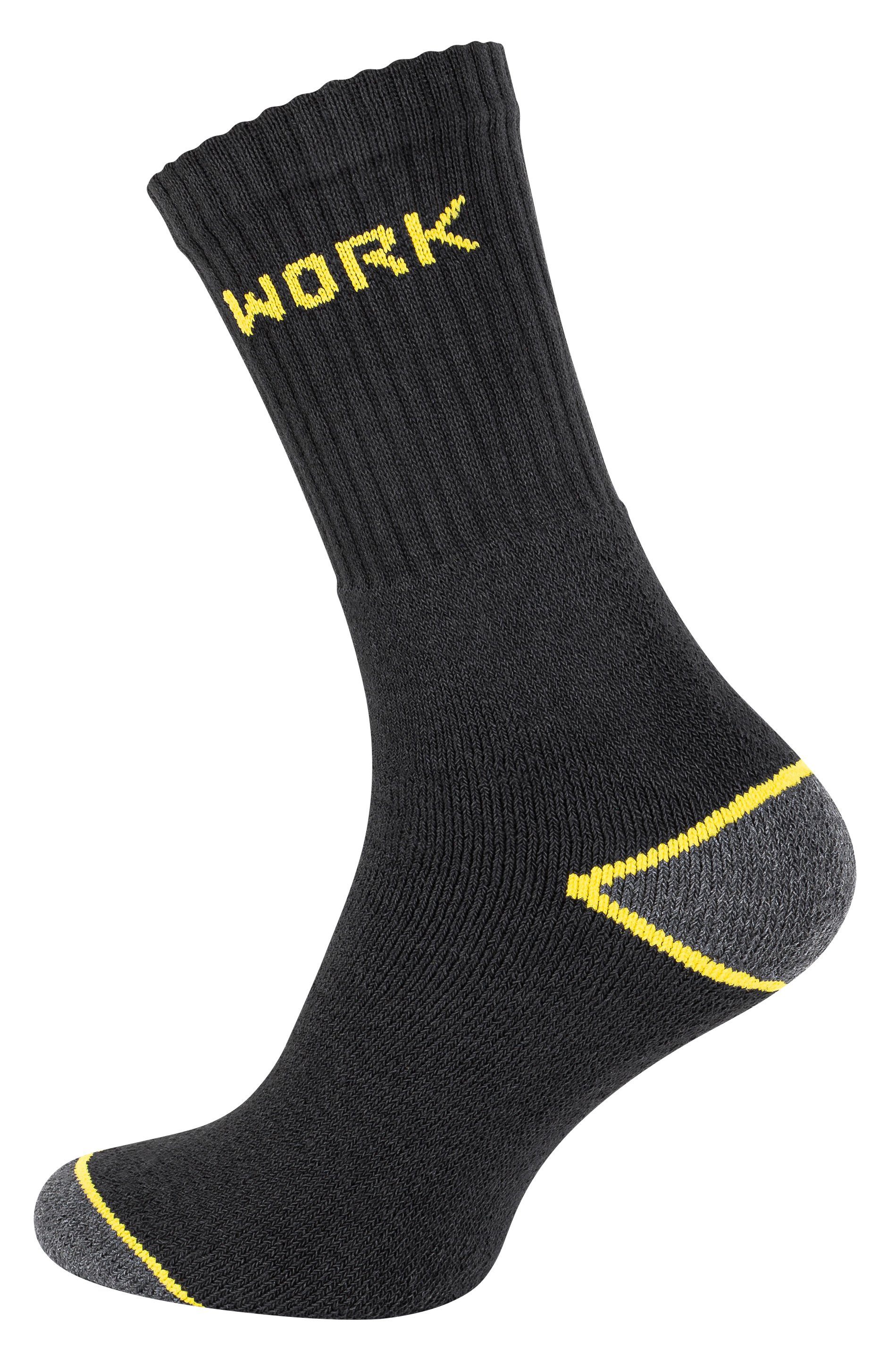 Cotton Prime® Socken Work-Socks (10-Paar) robuster Materialmix