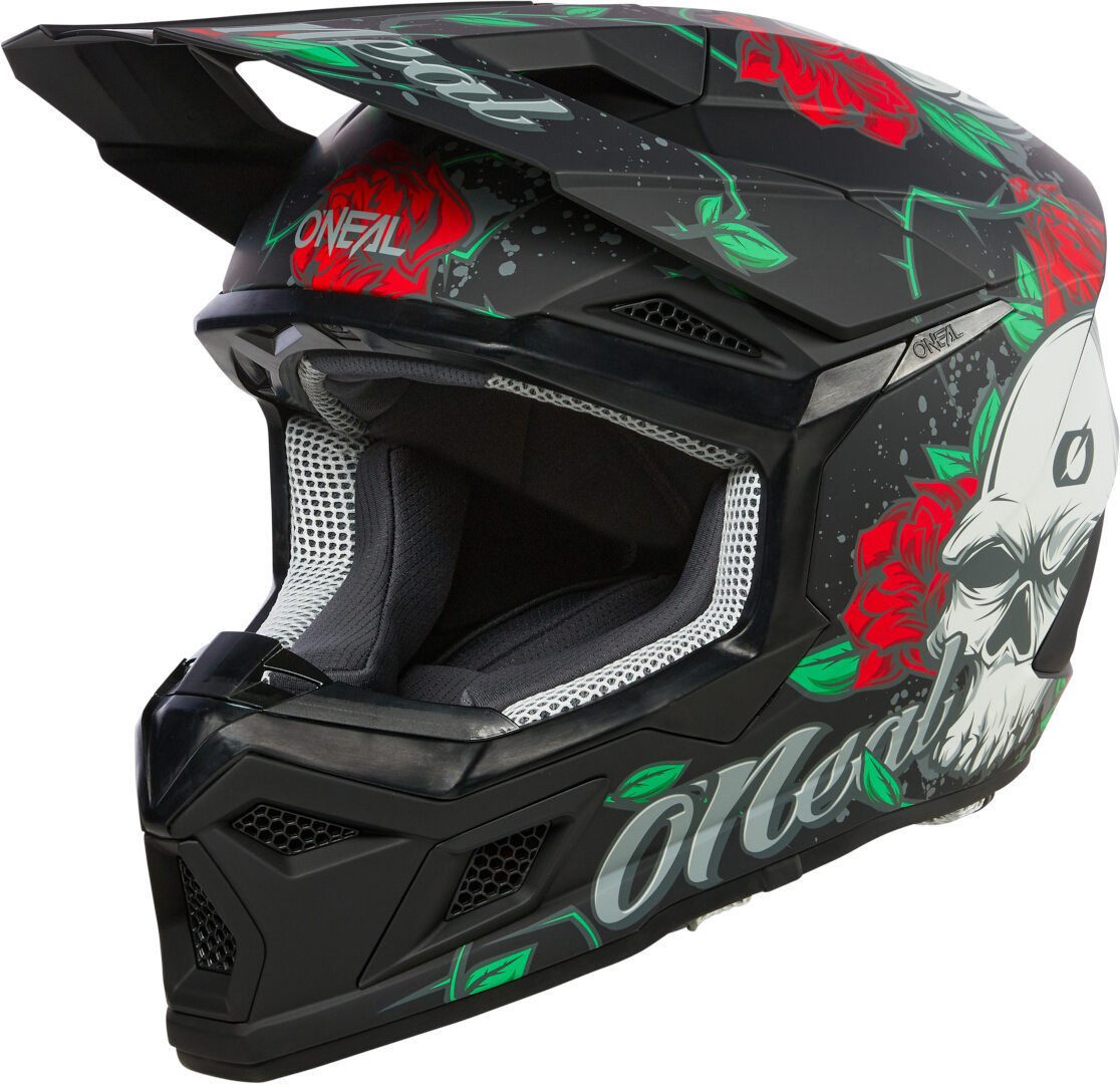 Motocrosshelm 3SRS Melancia bunter Motocross Helm