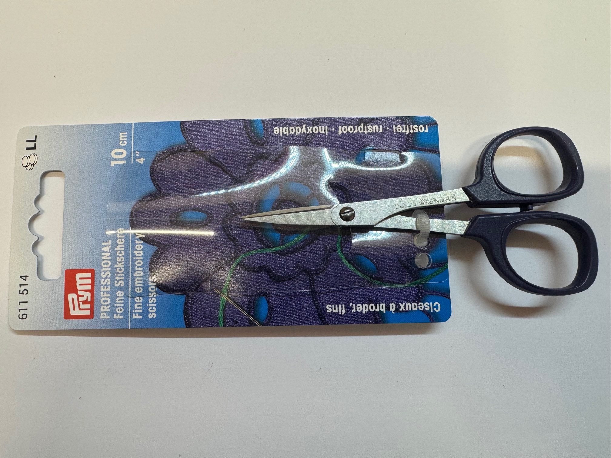 Prym Stoffscheren Stickschere "Professional", fein 10cm