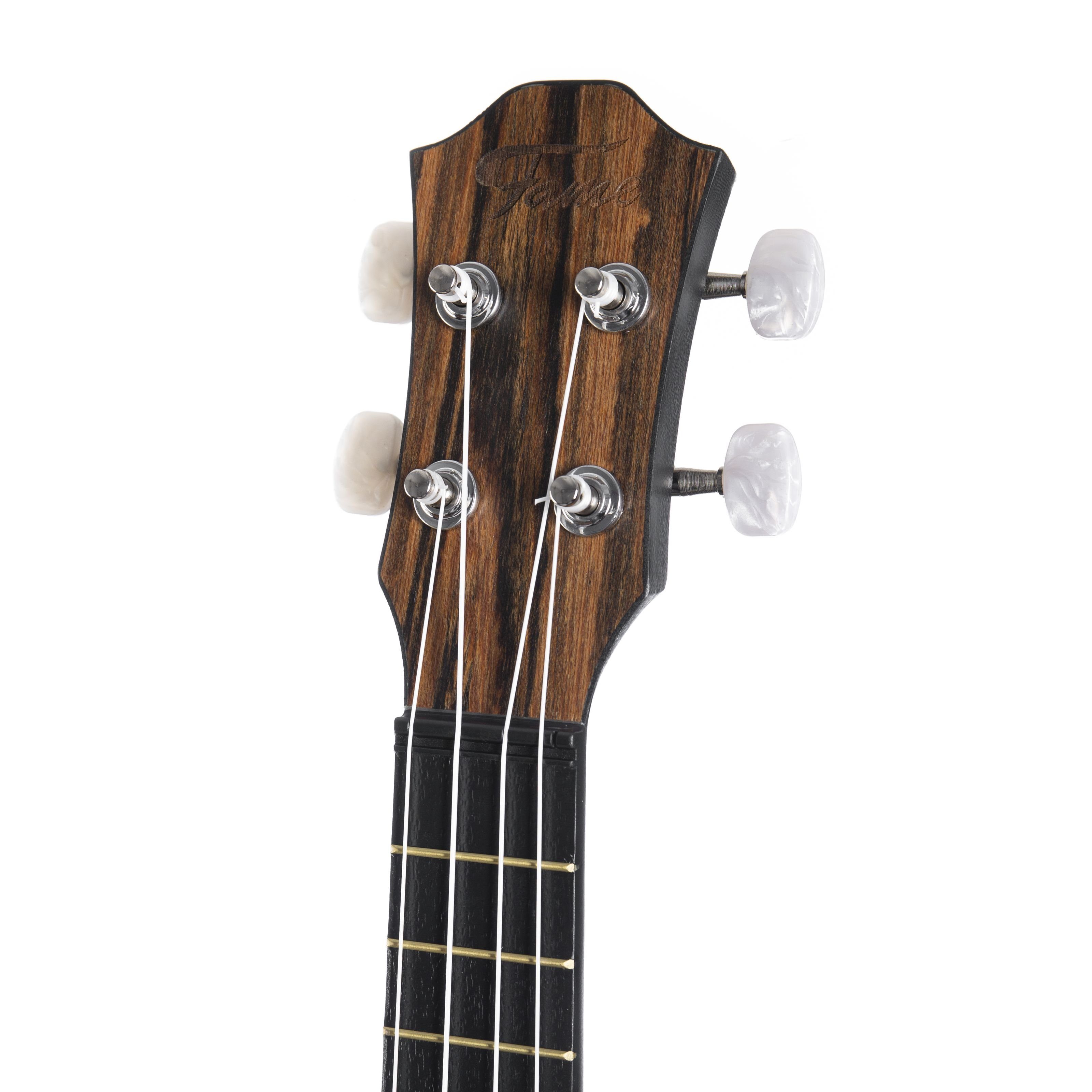 FAME Ukulele, Roundbody Sopran Ukulele Bocote Kompakt Laminierte Bocote-Decke ABS-Korpus, Ukulelen, Sopran Ukulelen, Roundbody Sopran Ukulele, Bocote, Kompakt