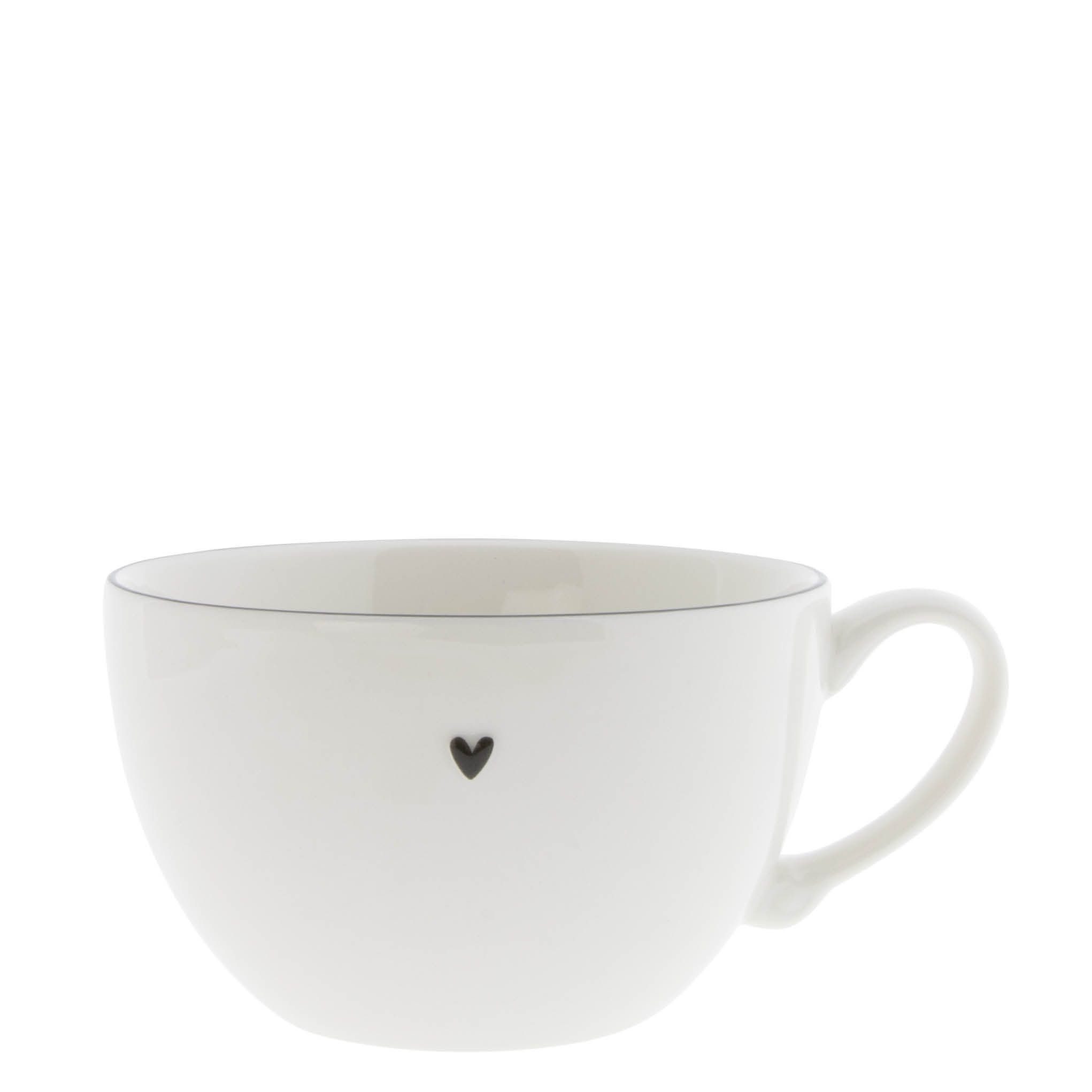 Tasse Schwarzes Herz