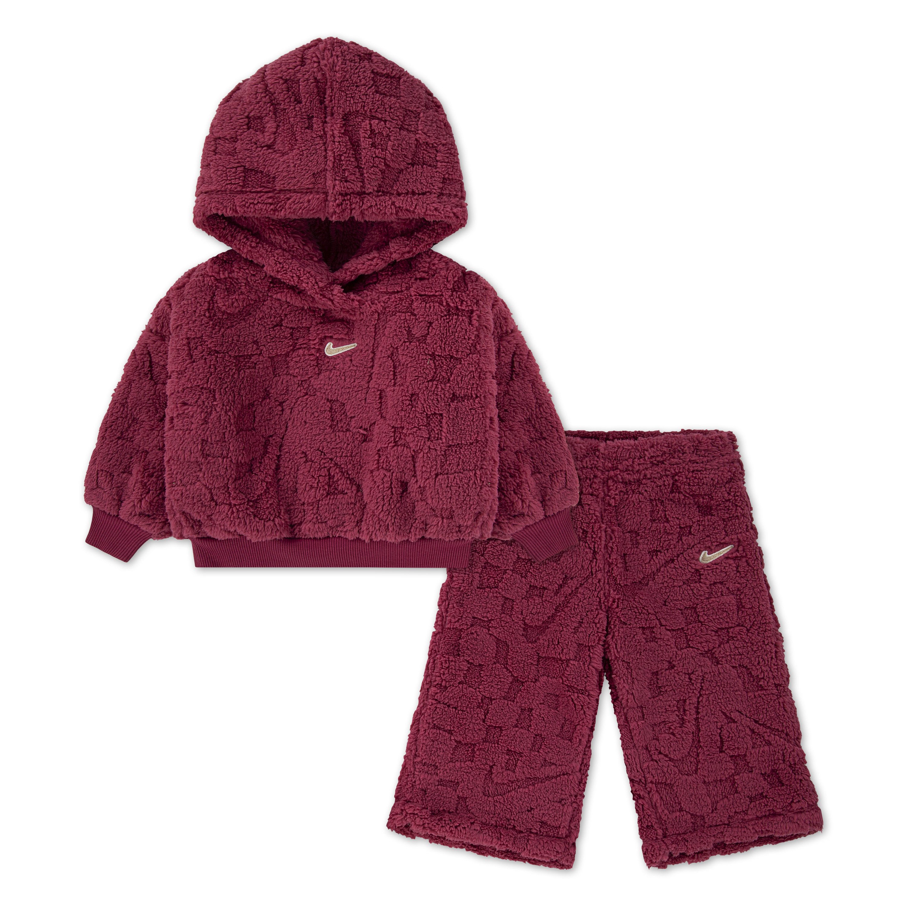 Nike Sportswear Jogginganzug NKG COZY PO HOOD PANT SET (2-tlg), für Kinder, zweiteiliges Set, aus Polyester, sportlicher Stil