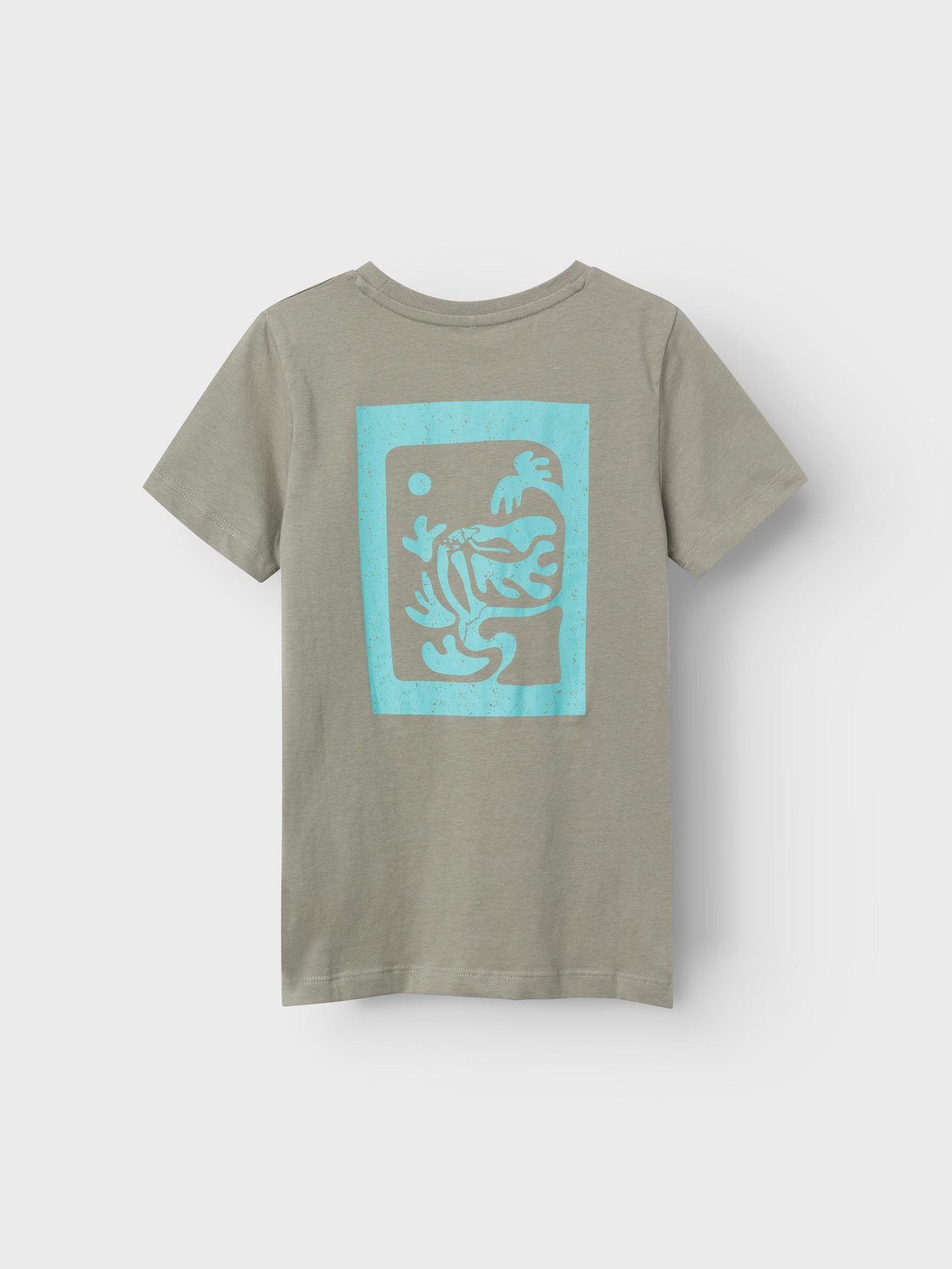 T-Shirt Weiß-Grün 5717 2-er It Baumwolle aus Set NKMHELARS Name (2-tlg) in Kurzarm T-Shirt Print