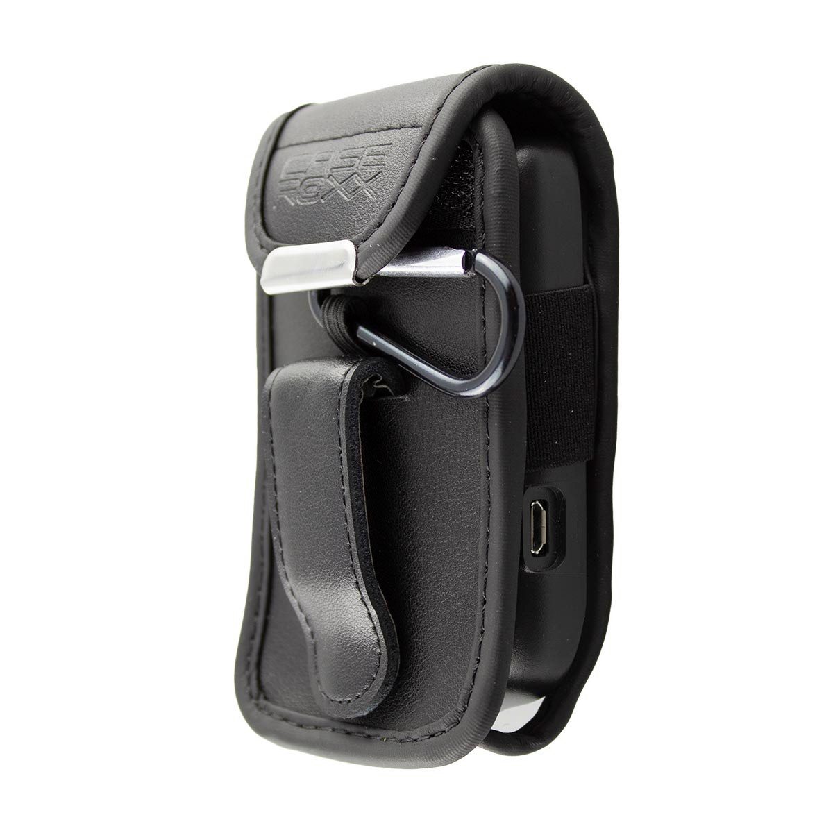 caseroxx Blutzuckermessgerät Ledertasche mit Gürtelclip für Freestyle Libre 1 / 2 / 3 / Insulinx – Bild 4 von 5