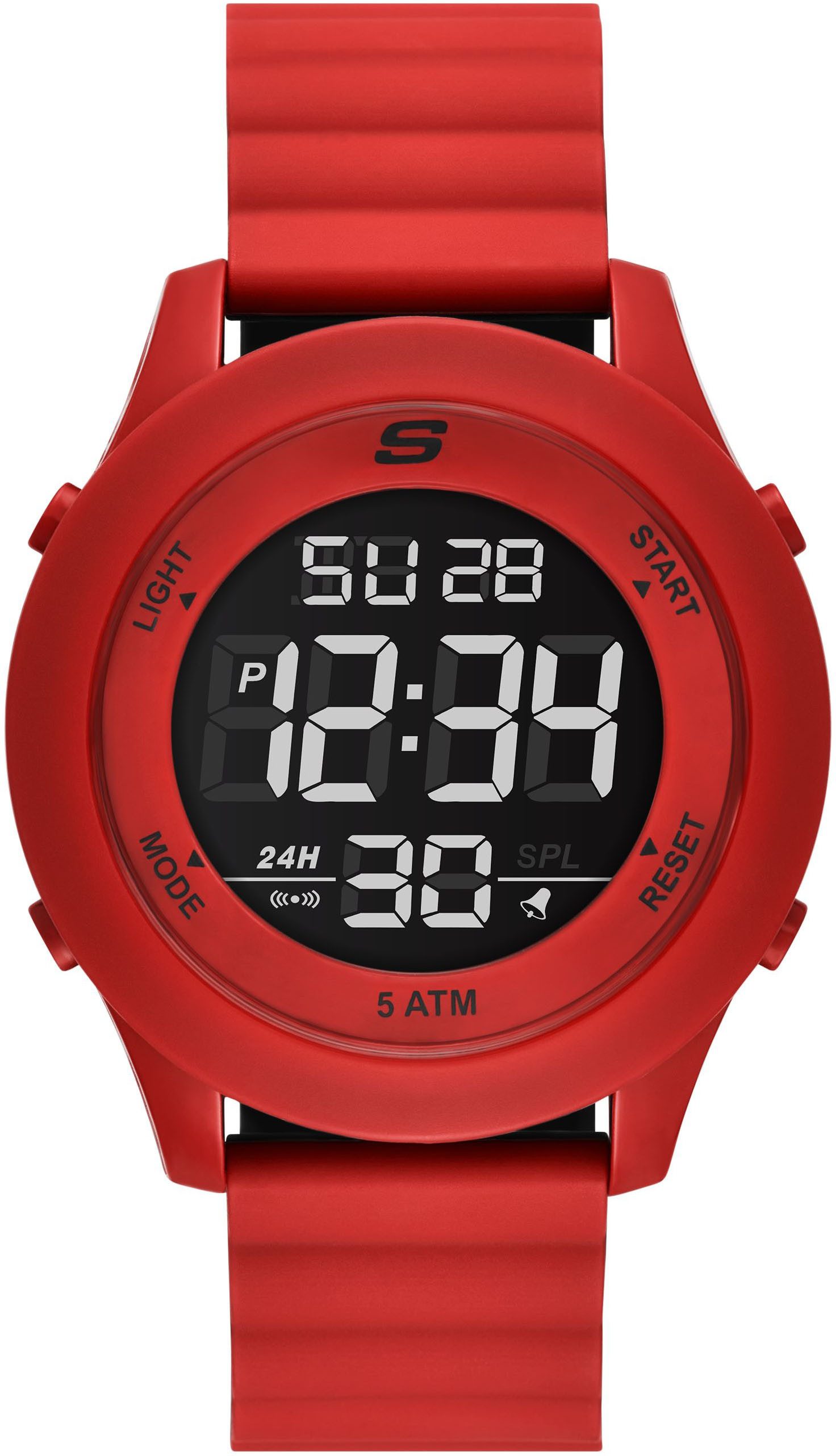 Skechers Chronograph ROSENCRANS SR5247, Quarzuhr, Armbanduhr, Herrenuhr, Silikonarmband, digital, Tag