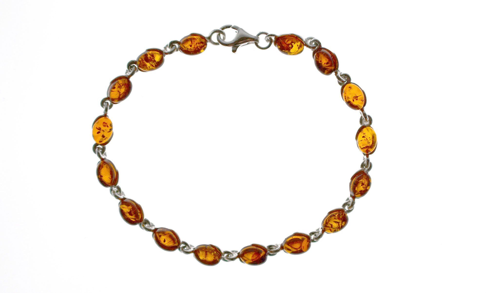 MyBer® Armband Armband Bernstein Bernsteinarmband Schmuck Damen Silber 925, Länge: 20cm PMBER117_BR1105C
