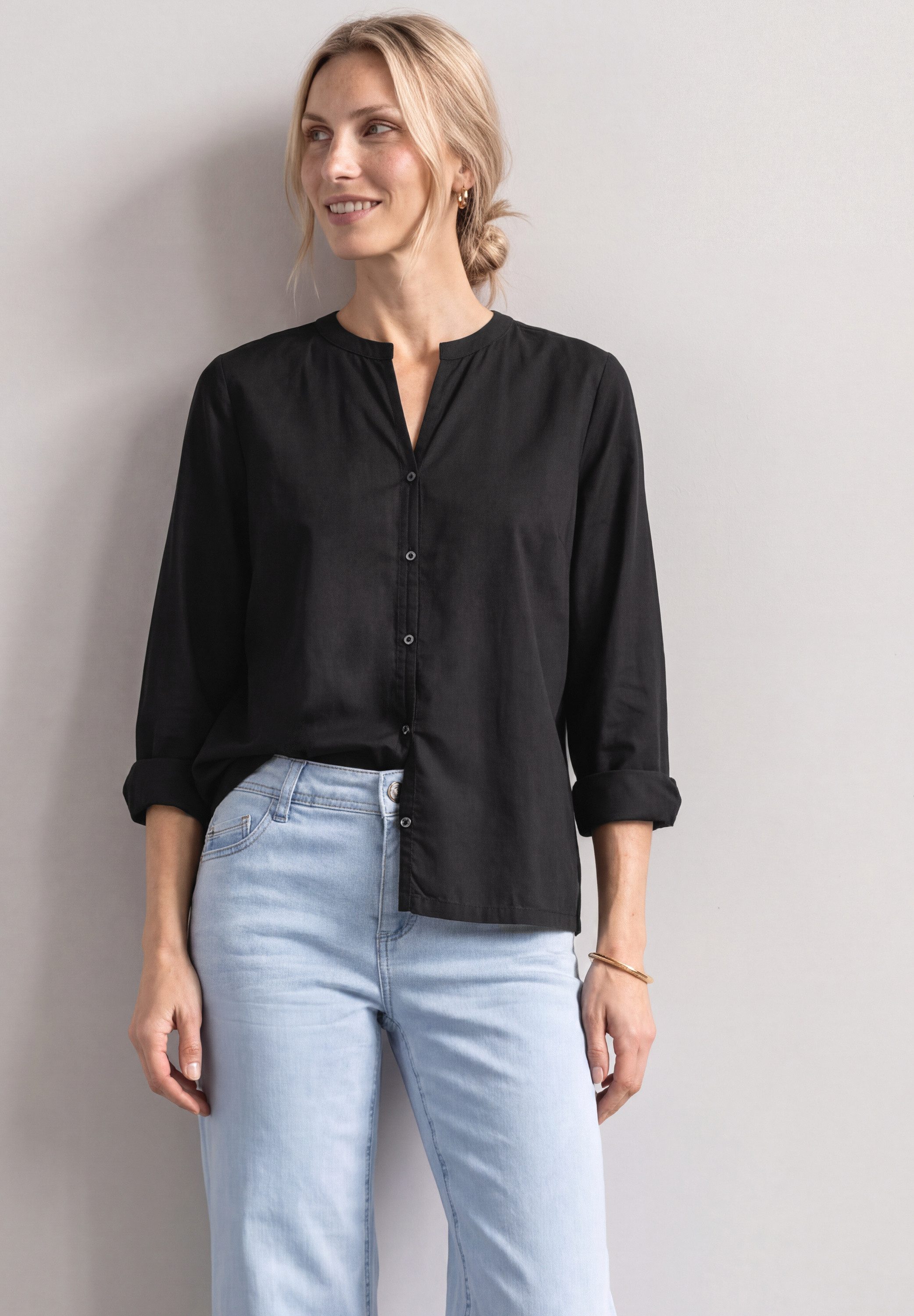 STREET ONE Shirtbluse mit 3/4 Ärmeln