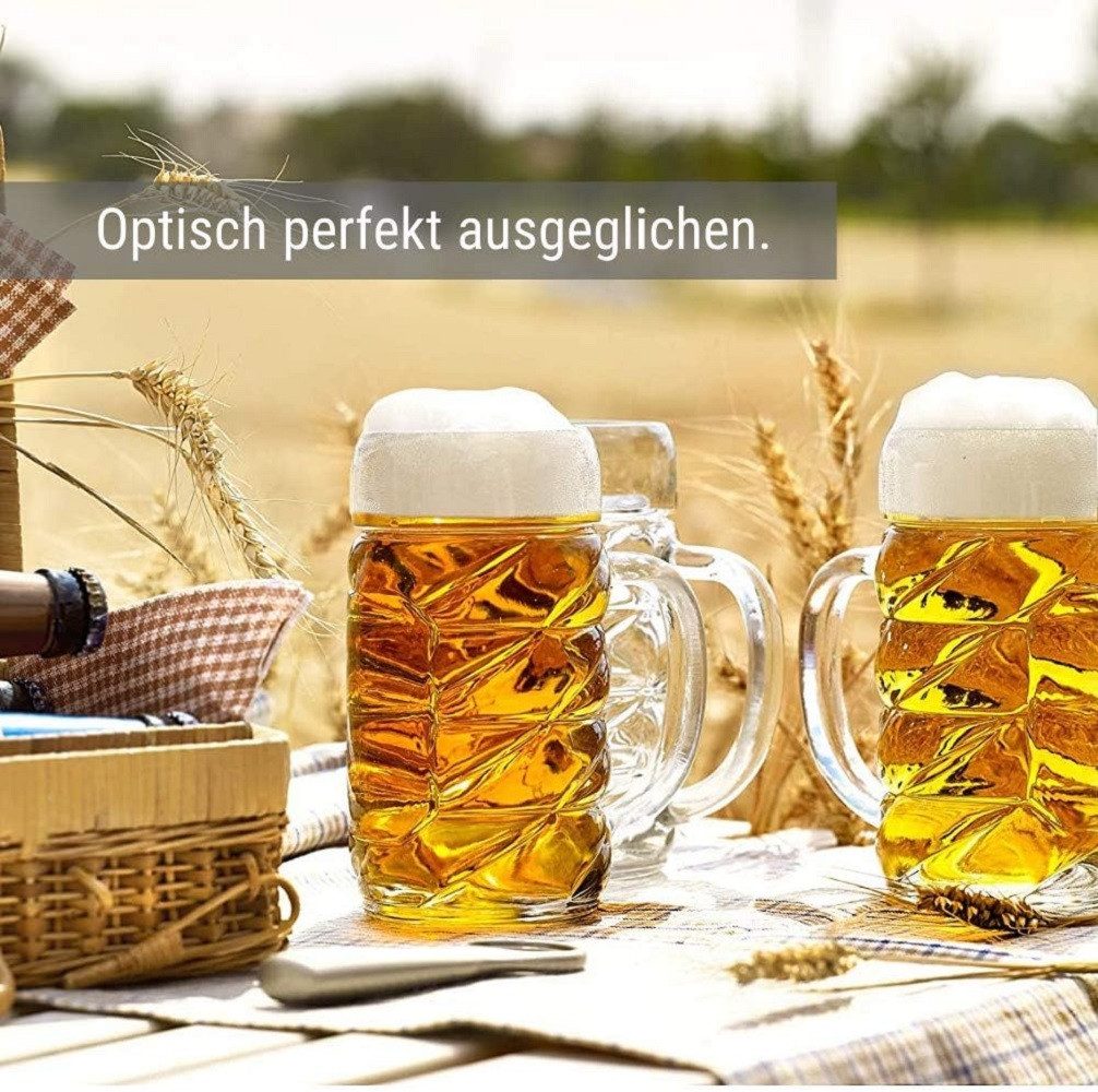Stölzle-Oberglas Bierglas Stölzle Oberglas Diamond Bierkrug 0,3 l 6er Set, Kristallglas