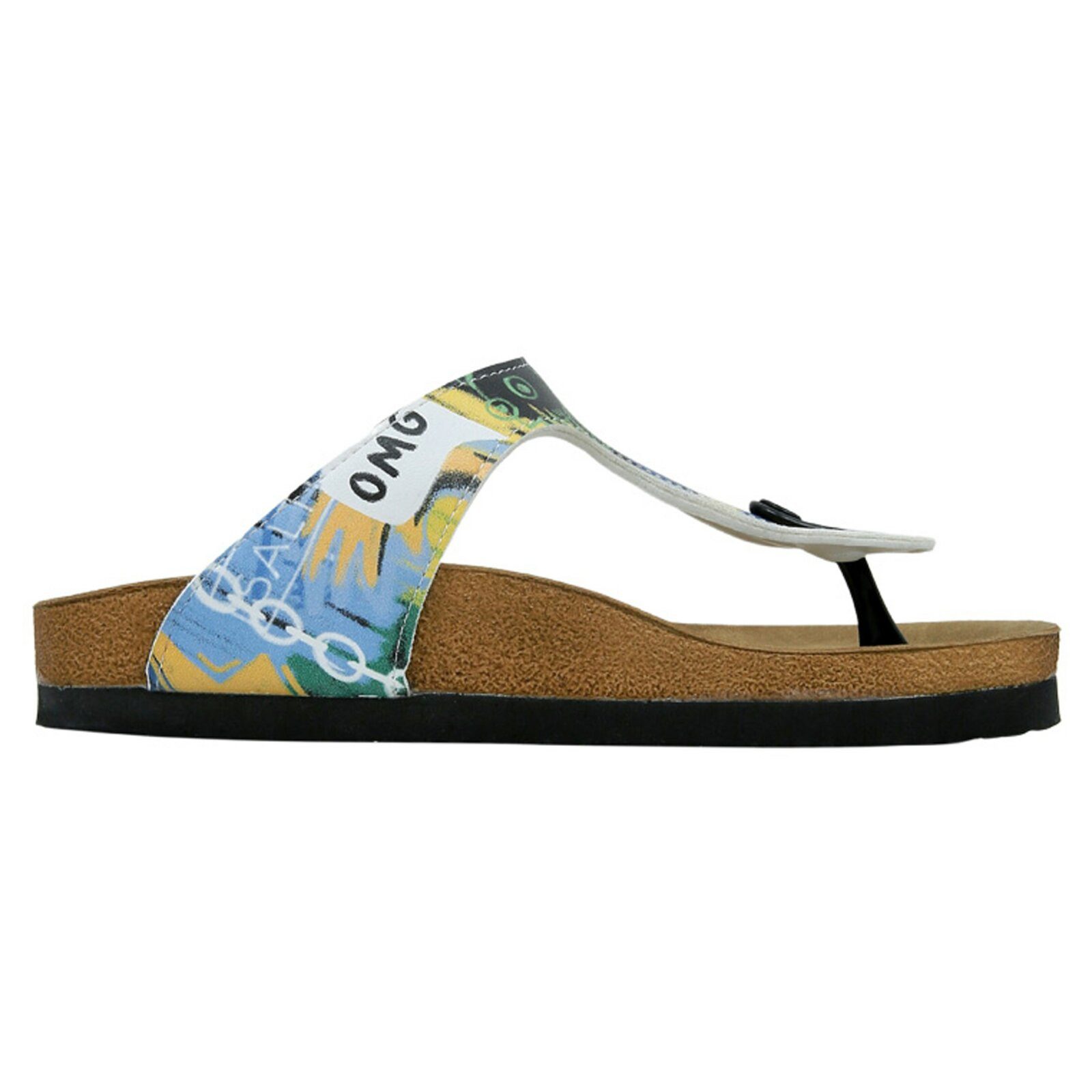 DOGO Lila Zehentrenner No More Drama Damen Sandalen, Lila Zehentrenner Handgefertigt