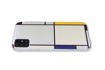 MuchoWow Handyhülle Tableau I - Piet Mondrian, Handyhülle Samsung Galaxy A52 5G, Smartphone-Bumper, Print, Handy